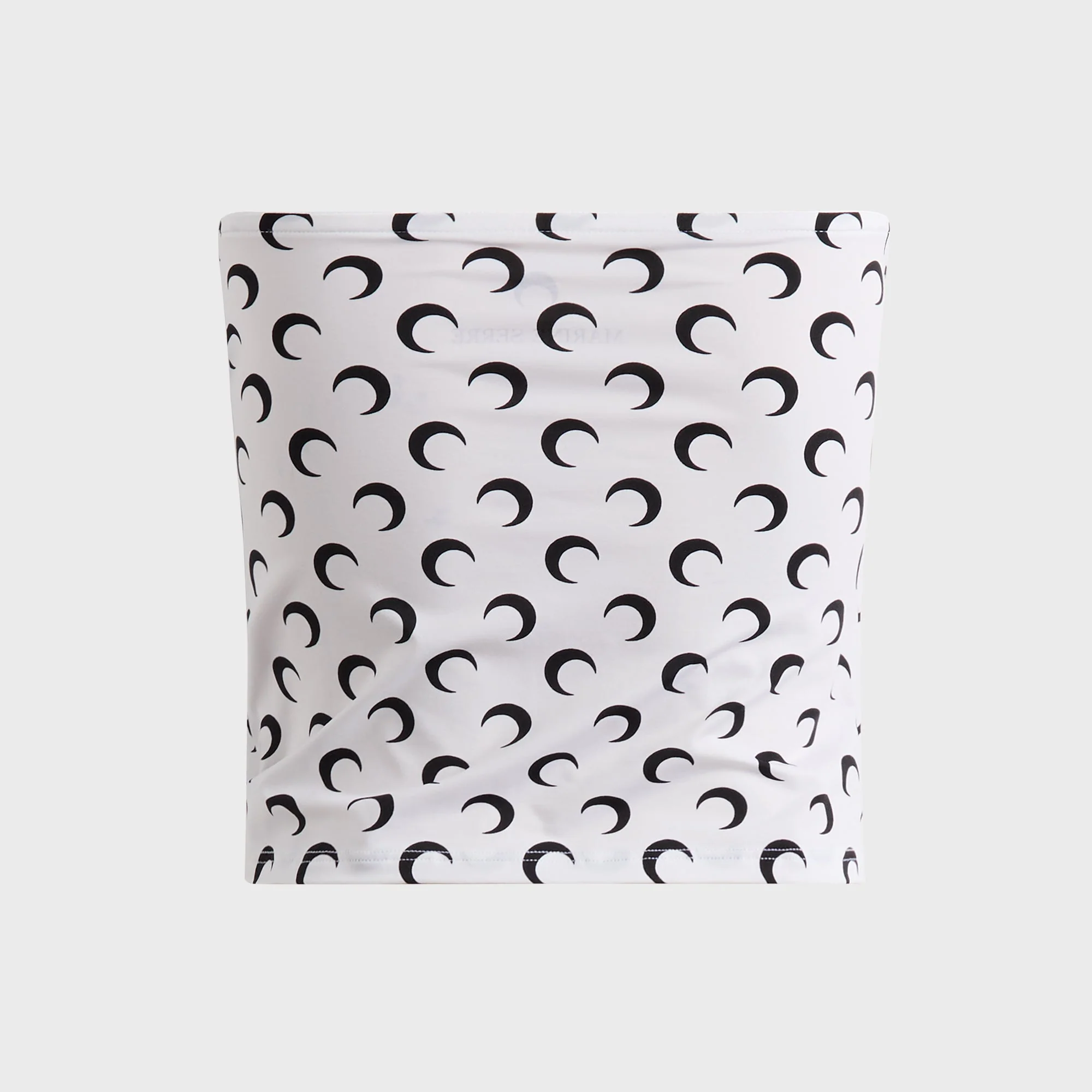 Marine Serre Moon Printed Jersey Tube Top - White - Image 2