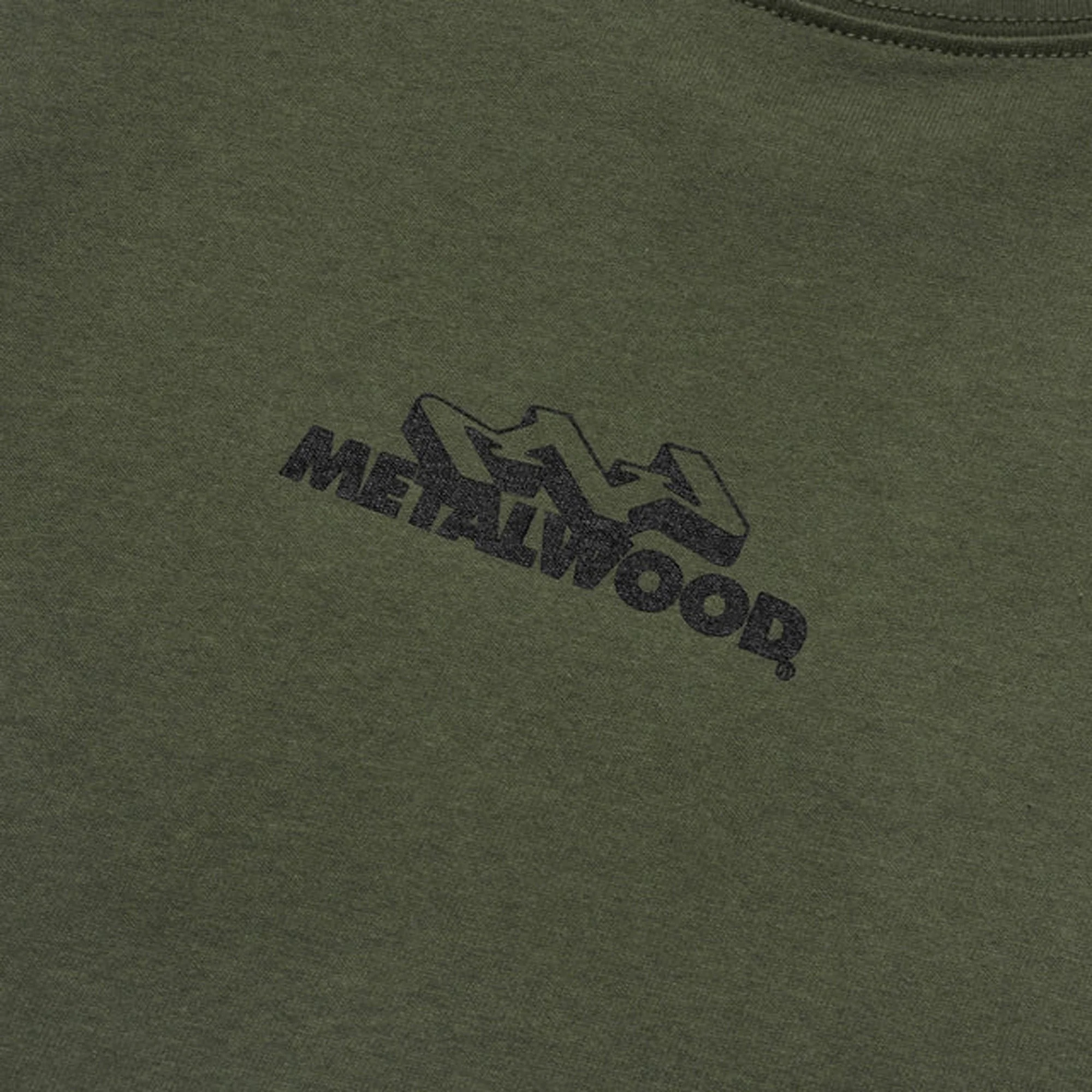 Metalwood Mountaineer Raglan Tee -  Earth / Slime - Image 3