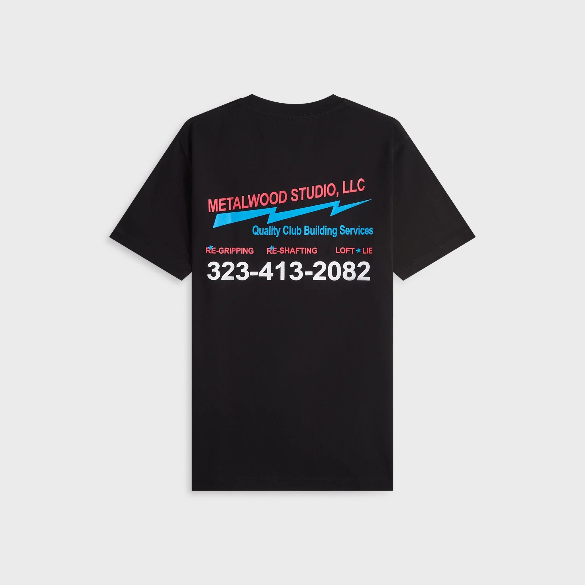 Metalwood Club Building Tee - Black - Image 2