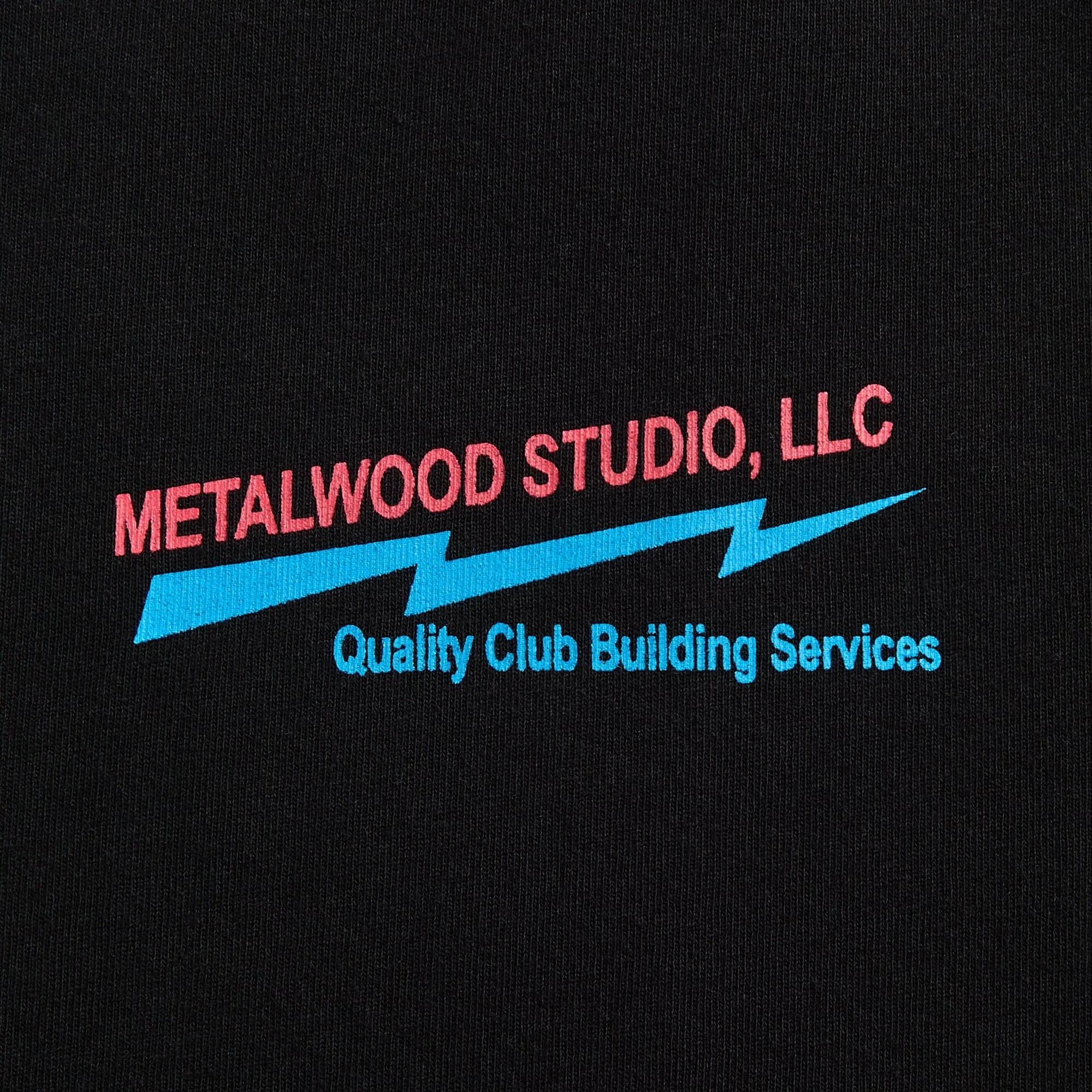 Metalwood Club Building Tee - Black - Image 3