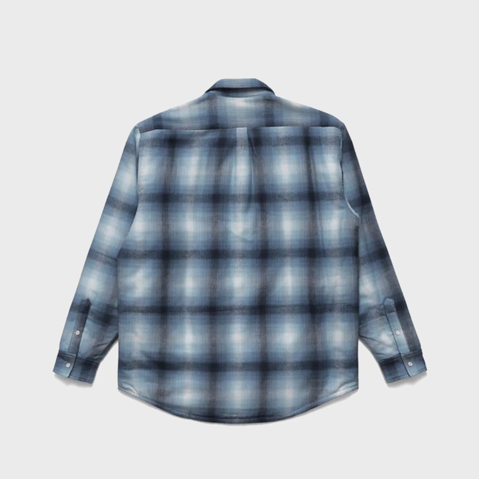 Metalwood Poly Filled Shirt - Blue Plaid - Image 2