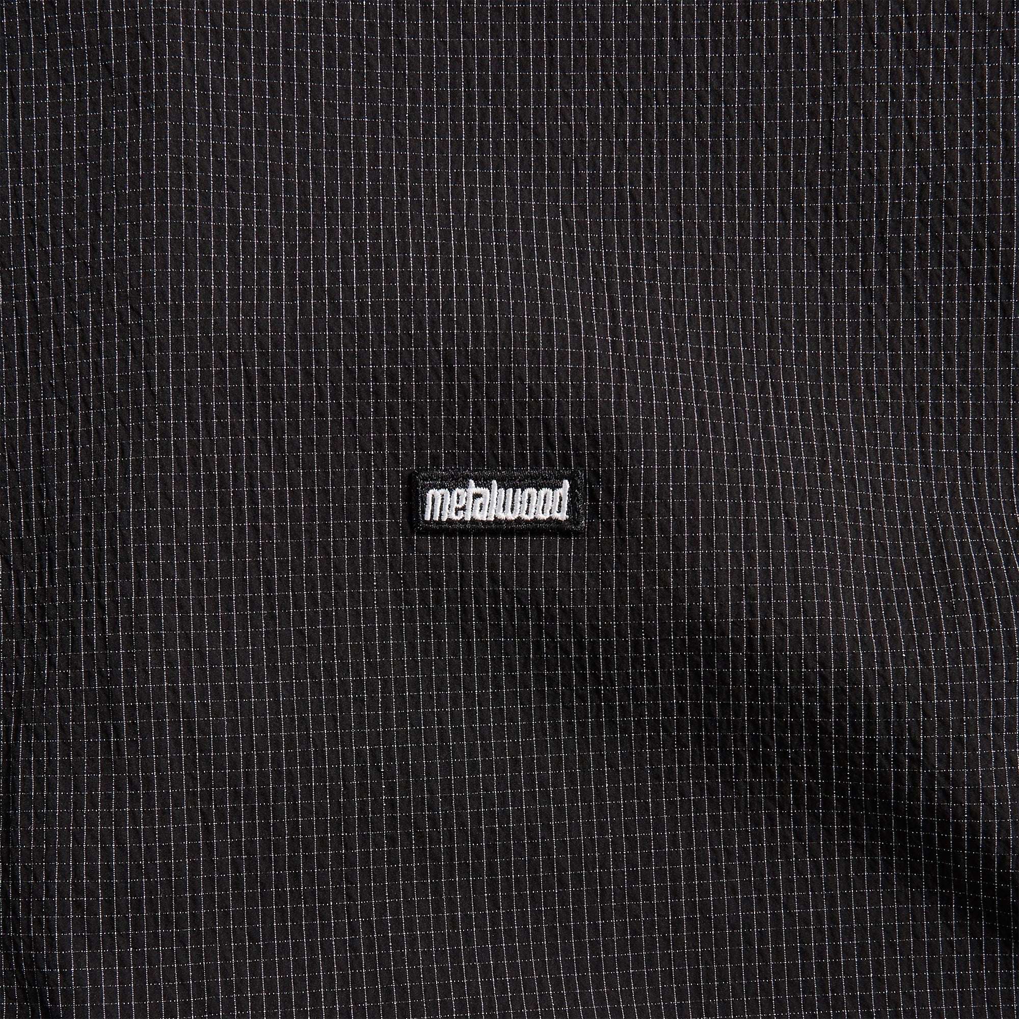 Metalwood Lightweight Track Jacket - Black - Image 3