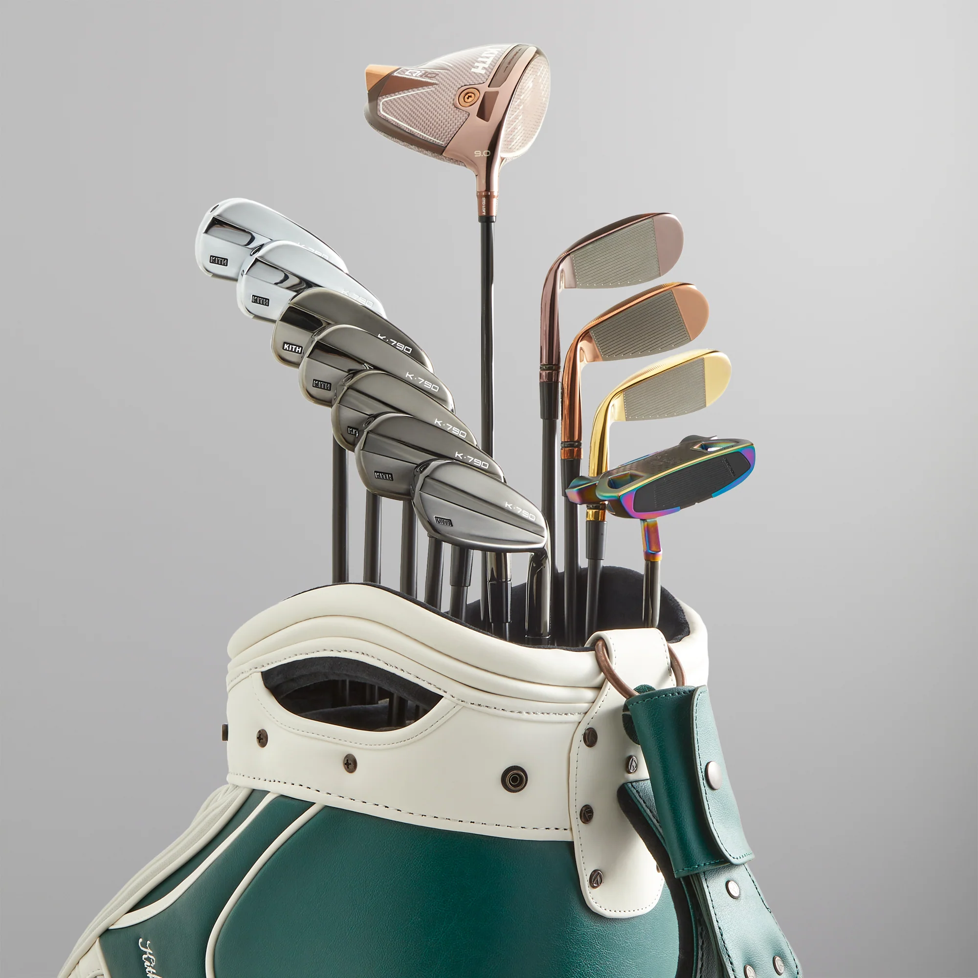 Kith for TaylorMade Staff Bag - White - Image 14