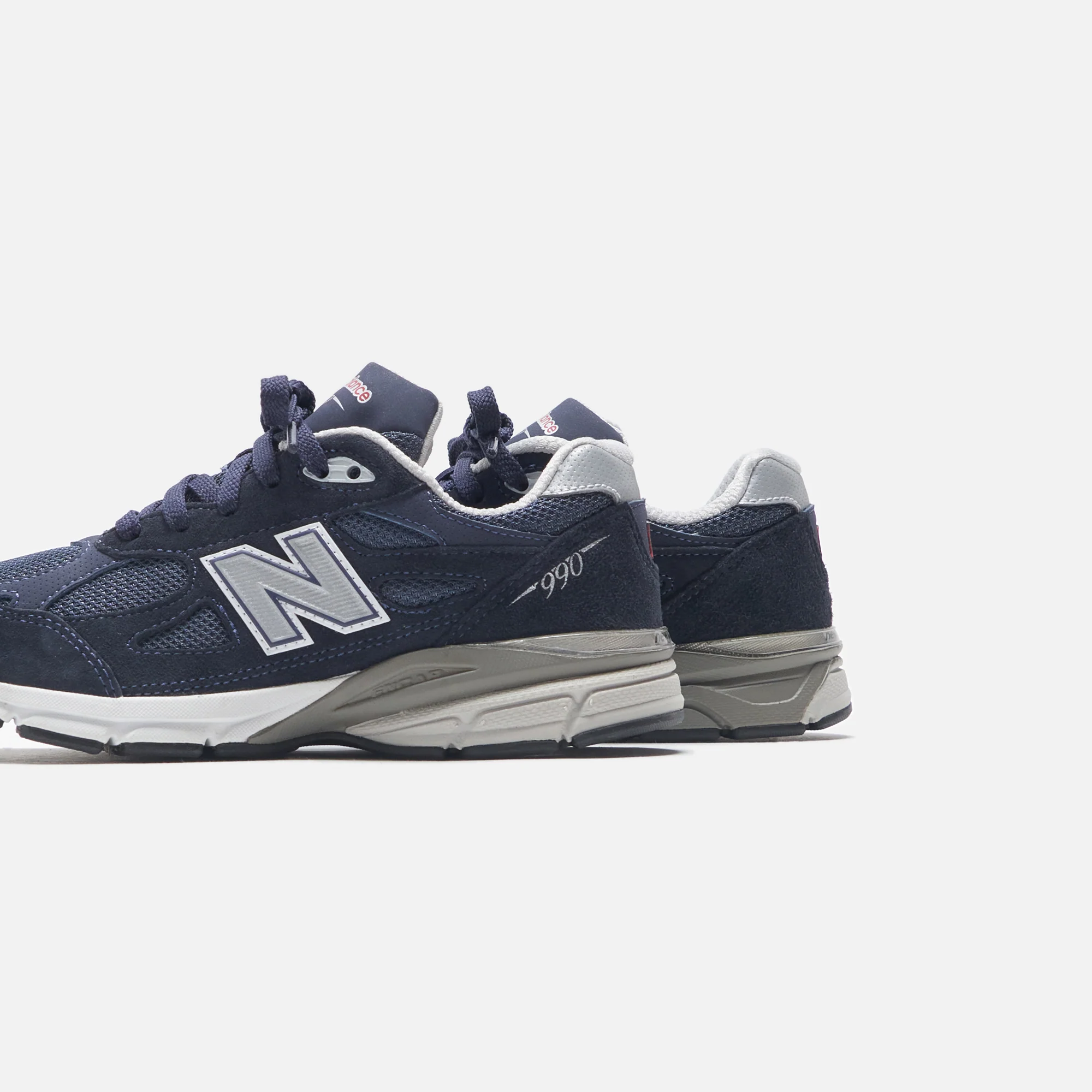 New Balance Grade School 990v3 - Navy - Image 4