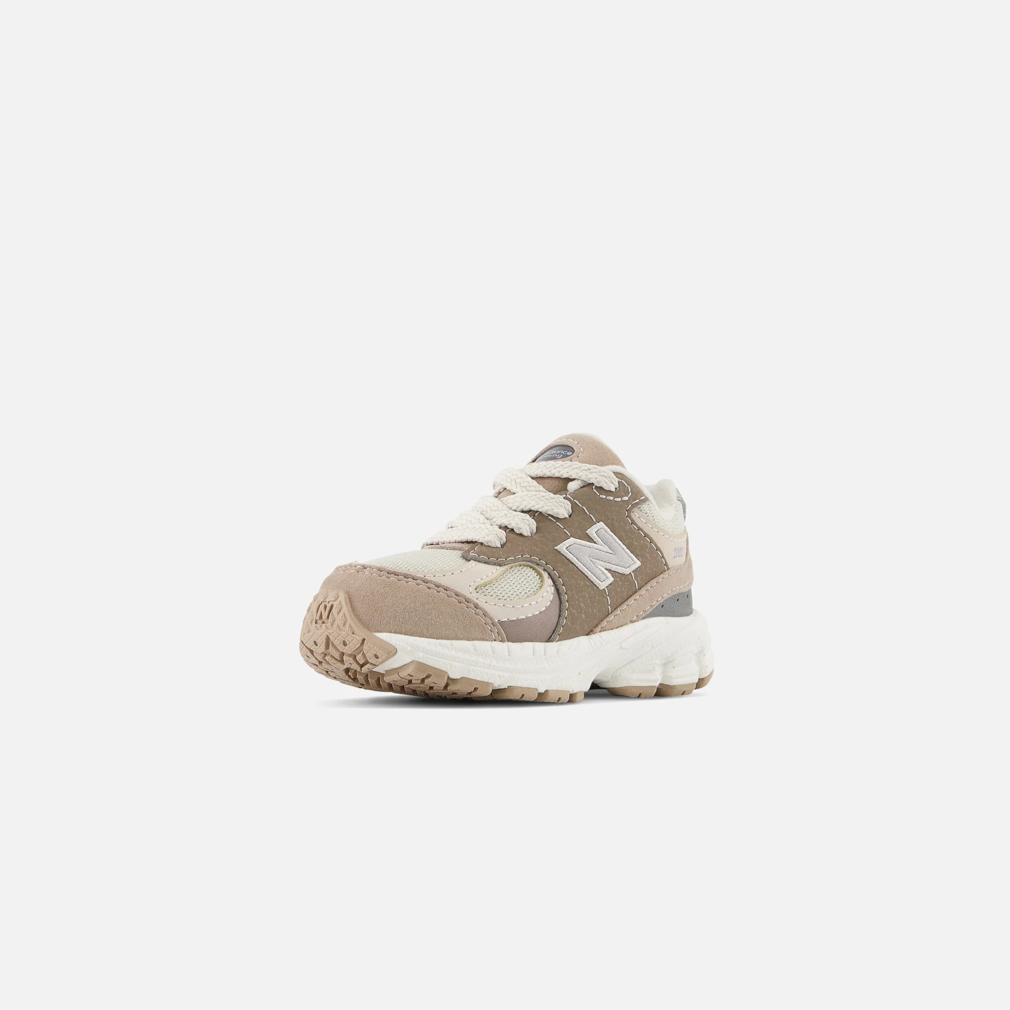 New Balance Kids' 2002 - Timberwolf / Mushroom - Image 2