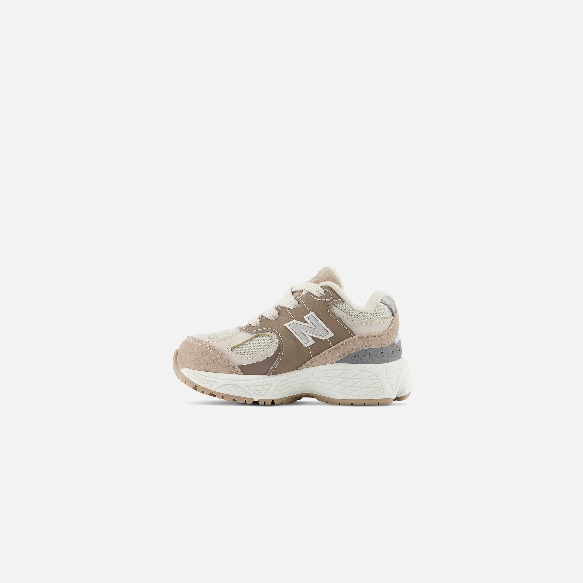 New Balance Kids' 2002 - Timberwolf / Mushroom - Image 3