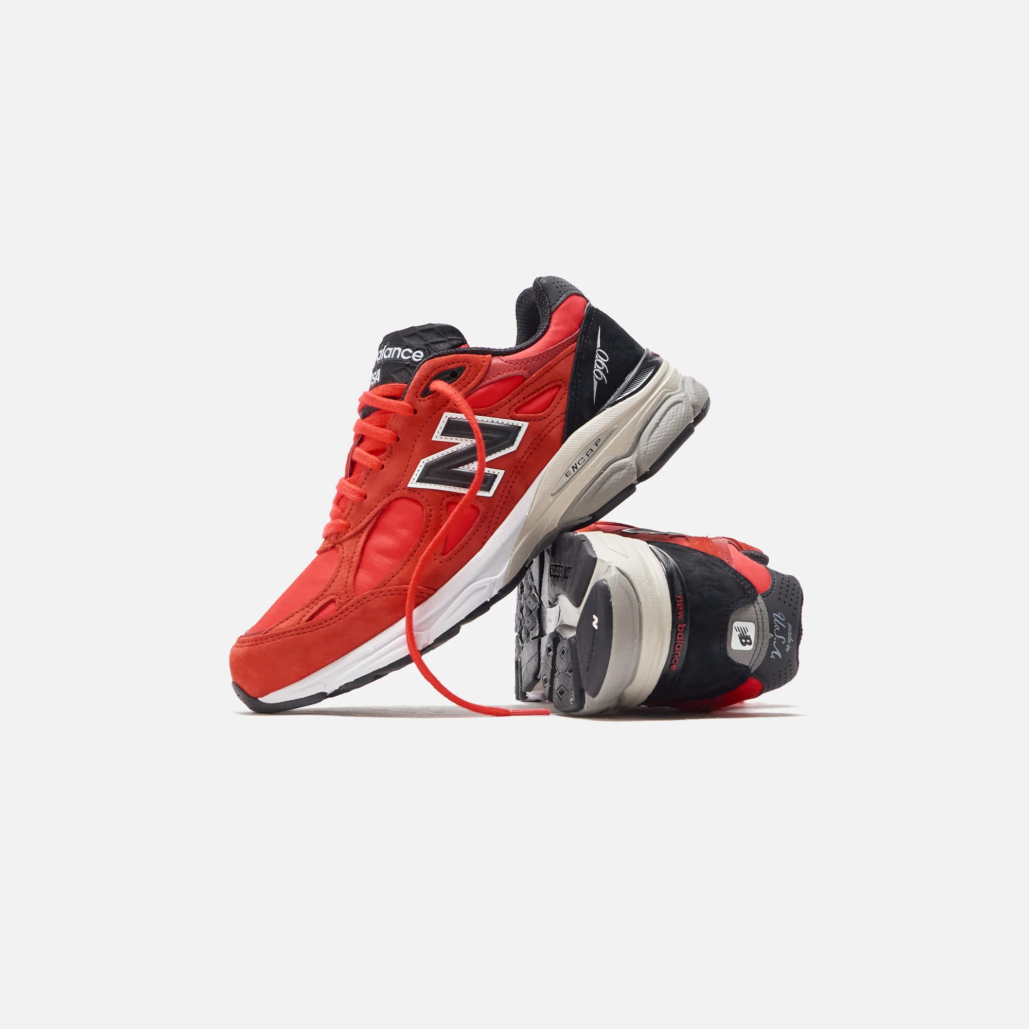 New Balance Made in USA 990 v3 -  Red / Black - Image 3