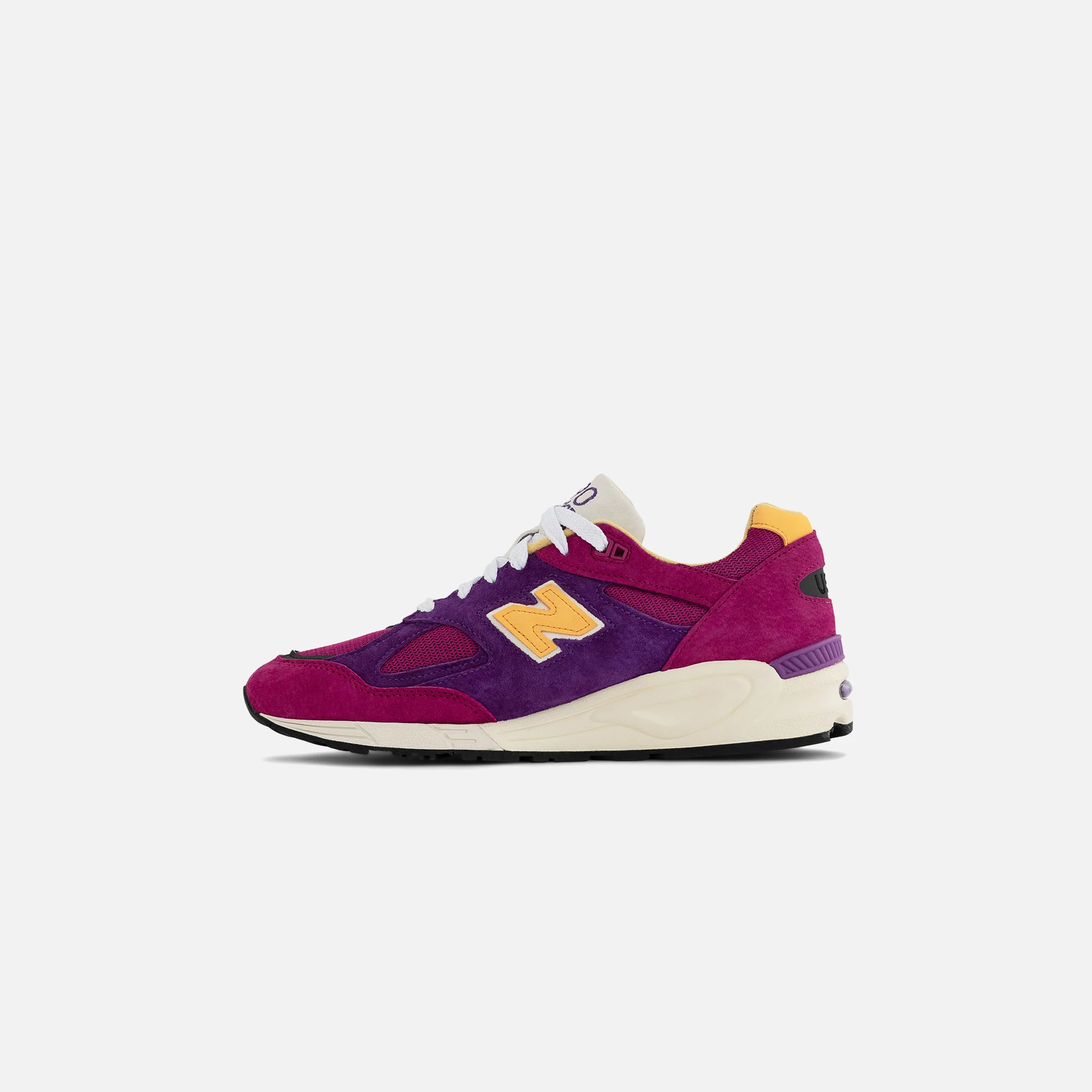 New Balance 990 v2 - Pink / Purple / Yellow - Image 3
