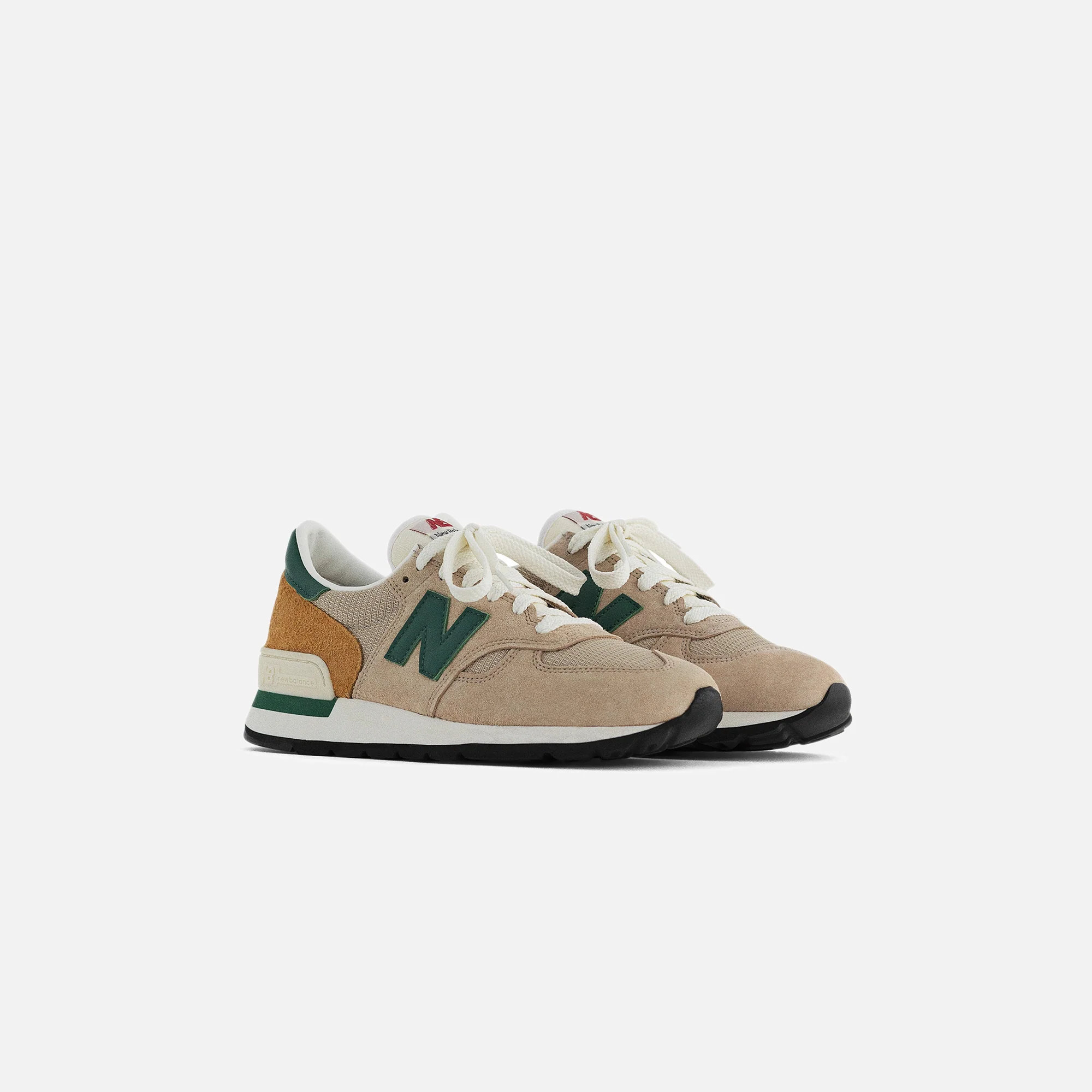 New Balance Made in USA 990 v1 - Tan / Green - Image 2