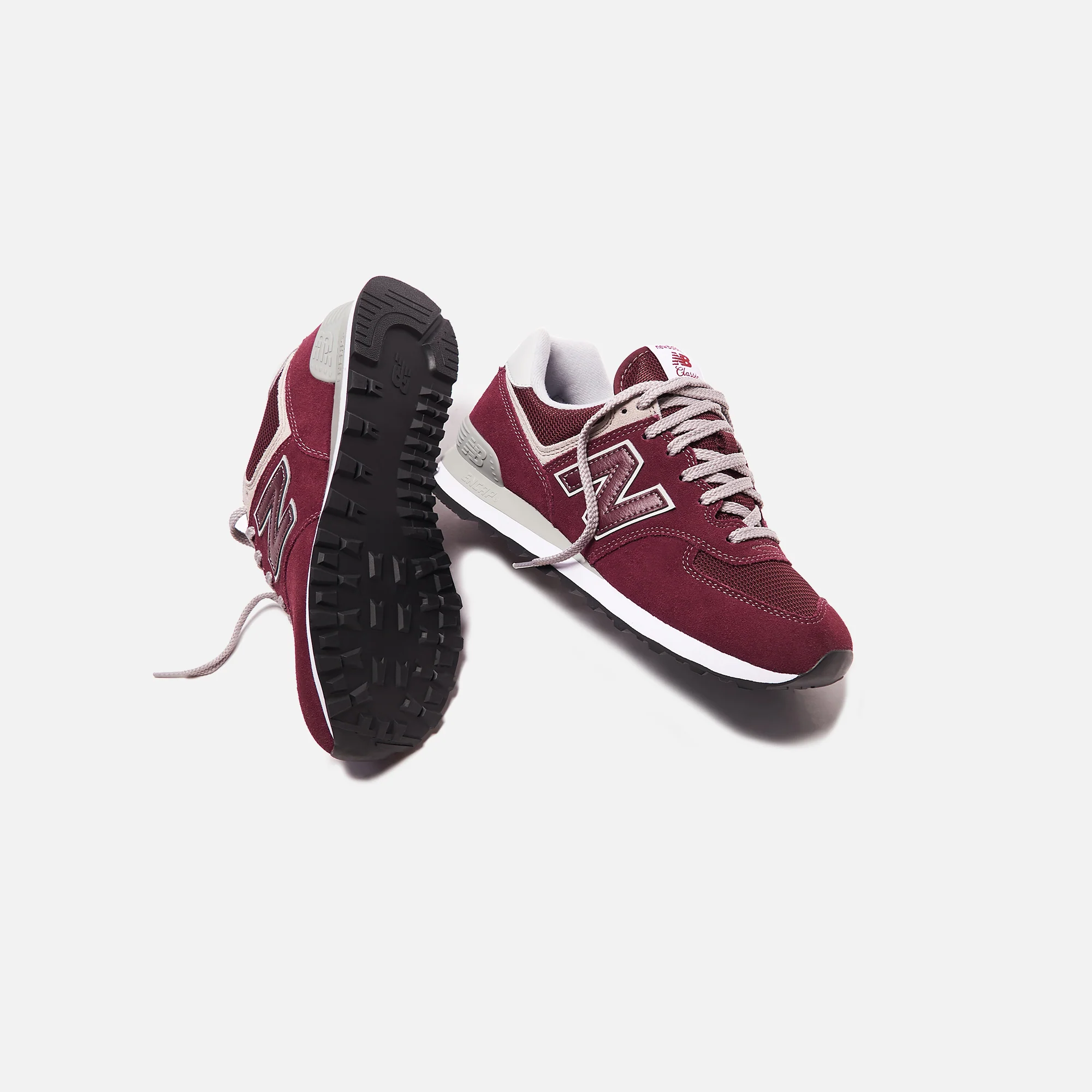 New Balance 574EGB - Burgundy - Image 2