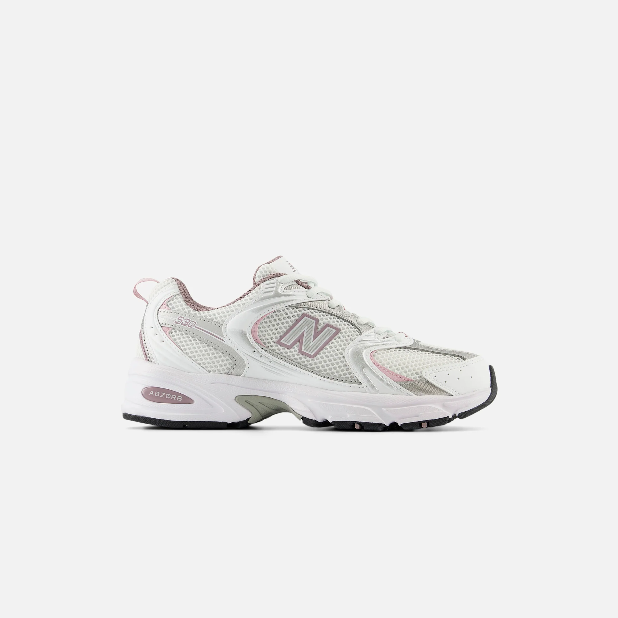 (RTV) New Balance 530 - White / Silver Metallic / Ice Wine / Mid Century Pink