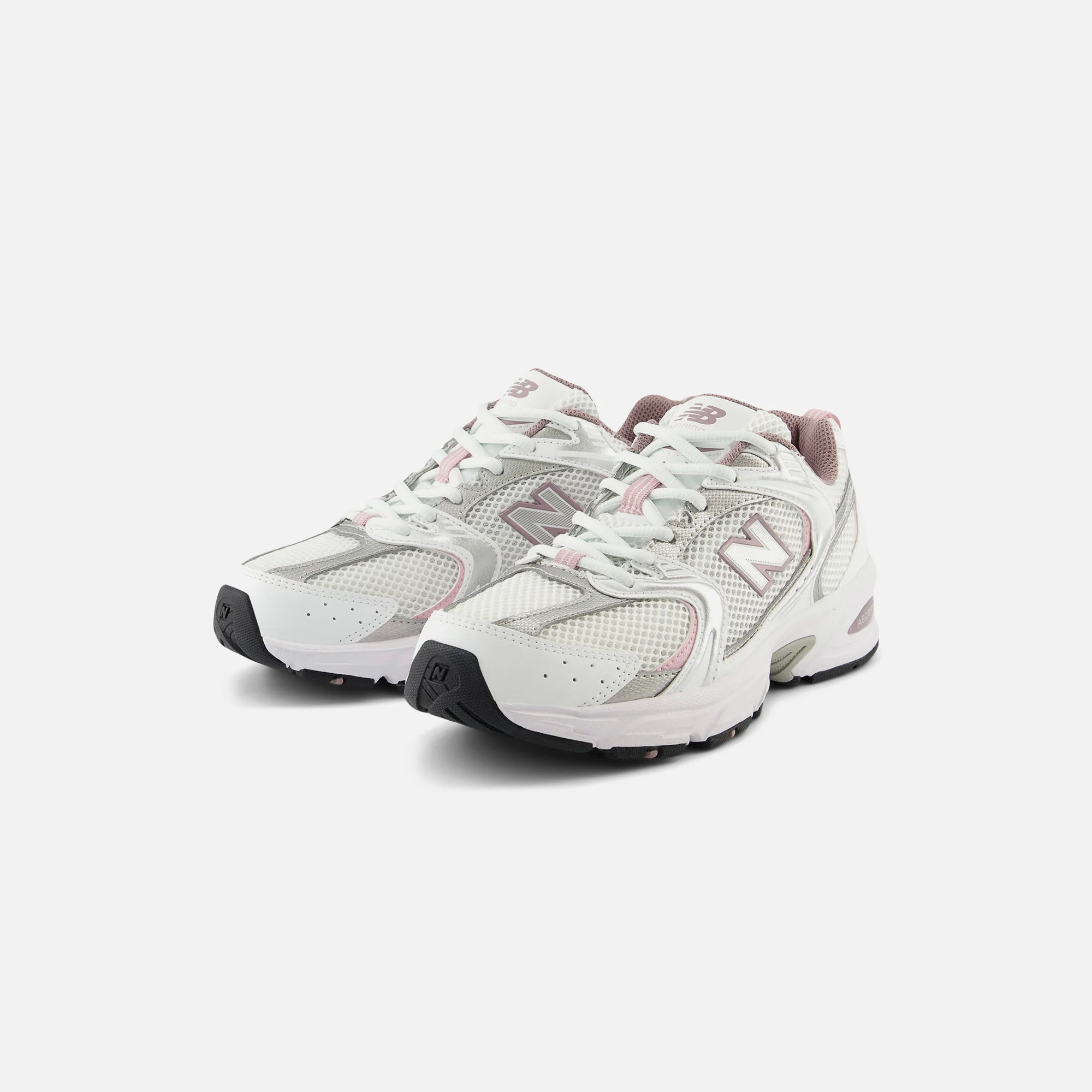 (RTV) New Balance 530 - White / Silver Metallic / Ice Wine / Mid Century Pink - Image 2