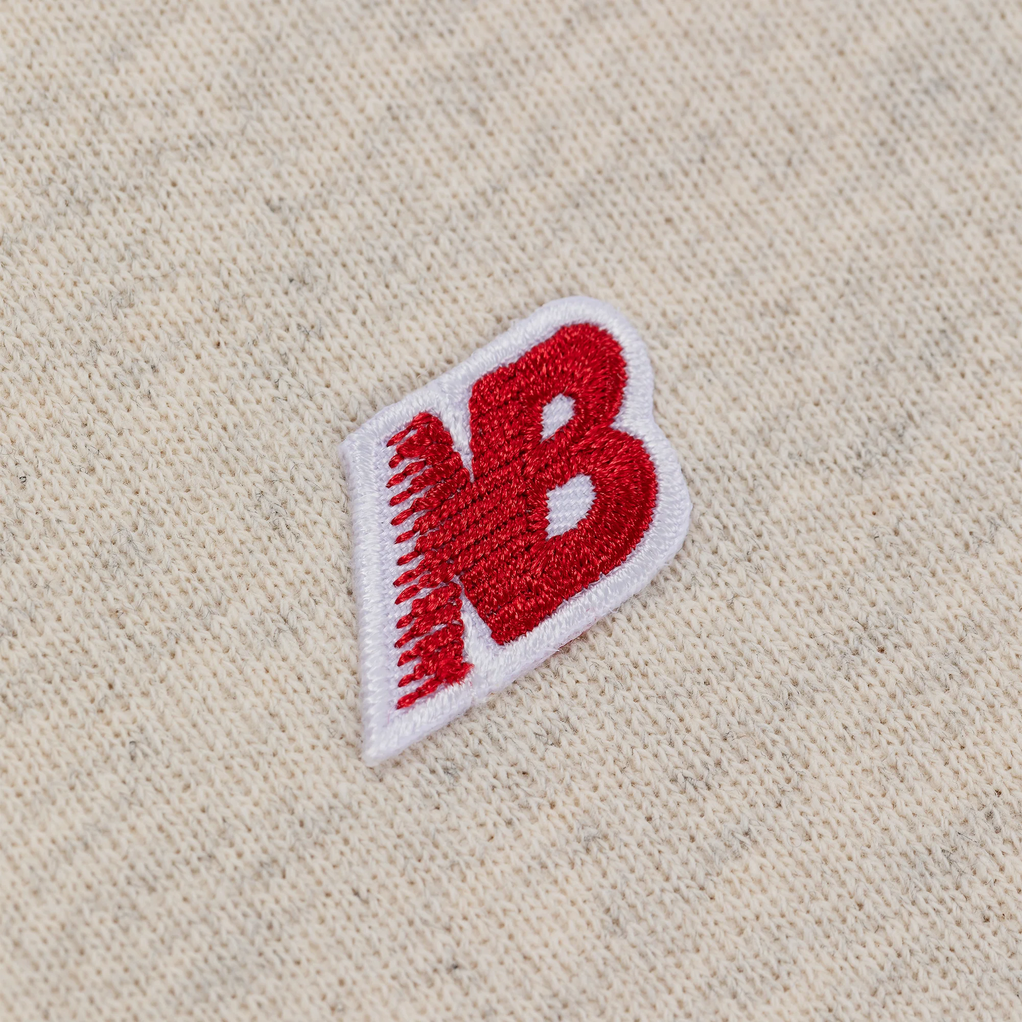 New Balance Made in USA Crew Sweatshirt - Oatmeal Heather - Image 2