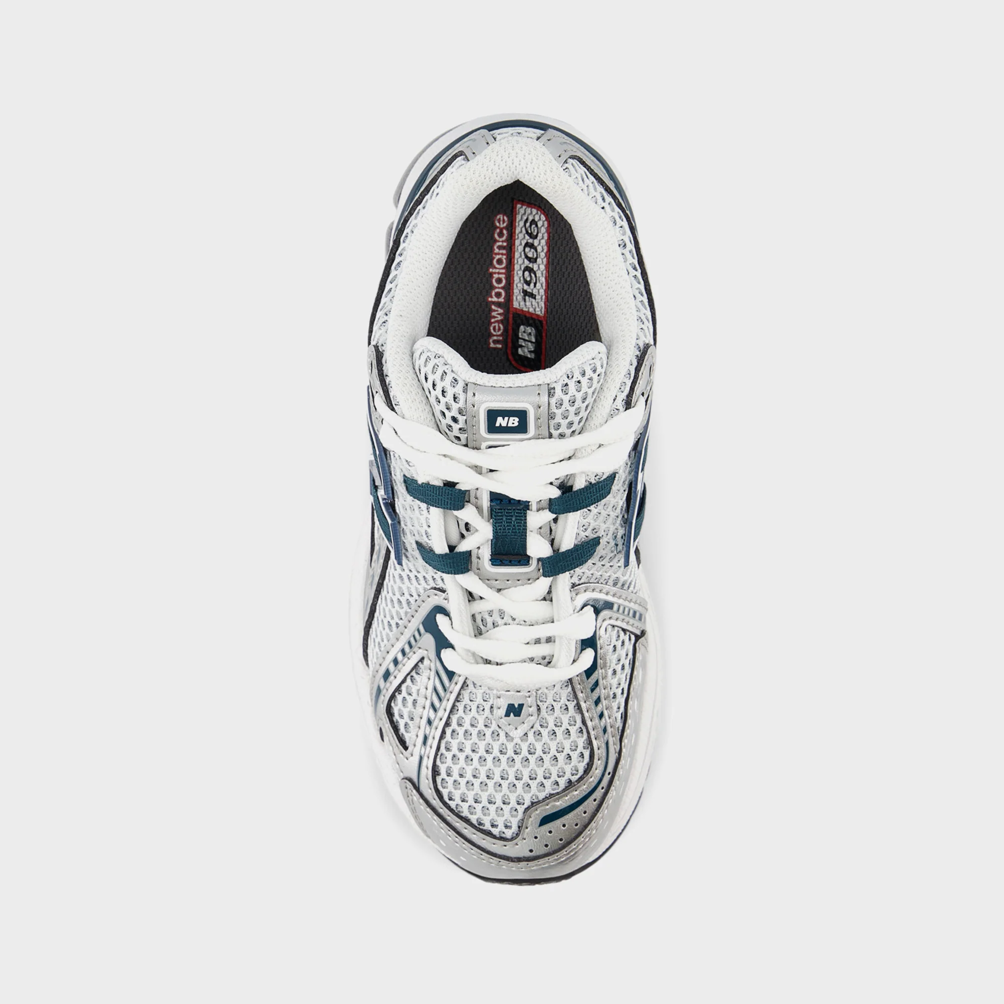 New Balance PS 1906R Hook & Loop - Silver Metallic / Deep Ocean - Image 4