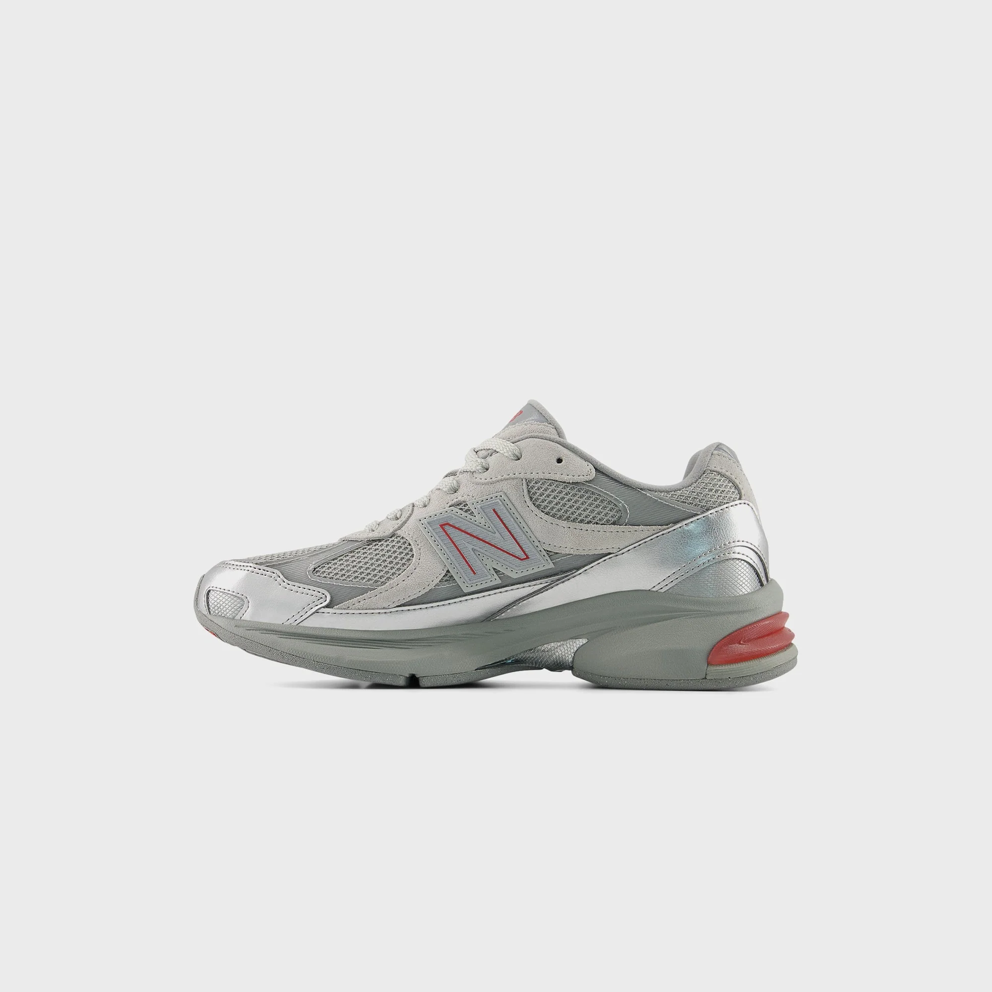 New Balance ABZORB 2010 - Silver Metallic / Team Red / Concrete - Image 3