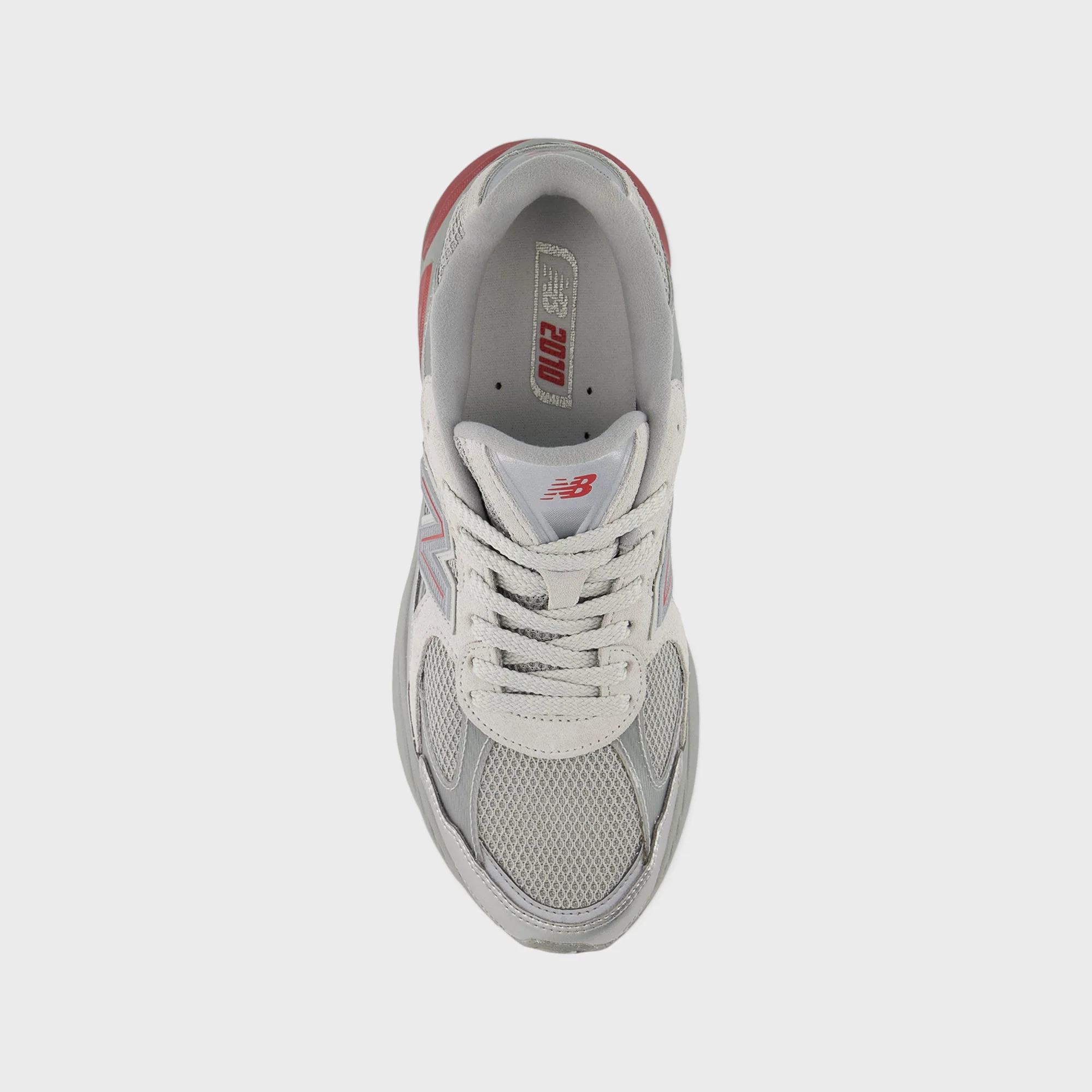 New Balance ABZORB 2010 - Silver Metallic / Team Red / Concrete - Image 4