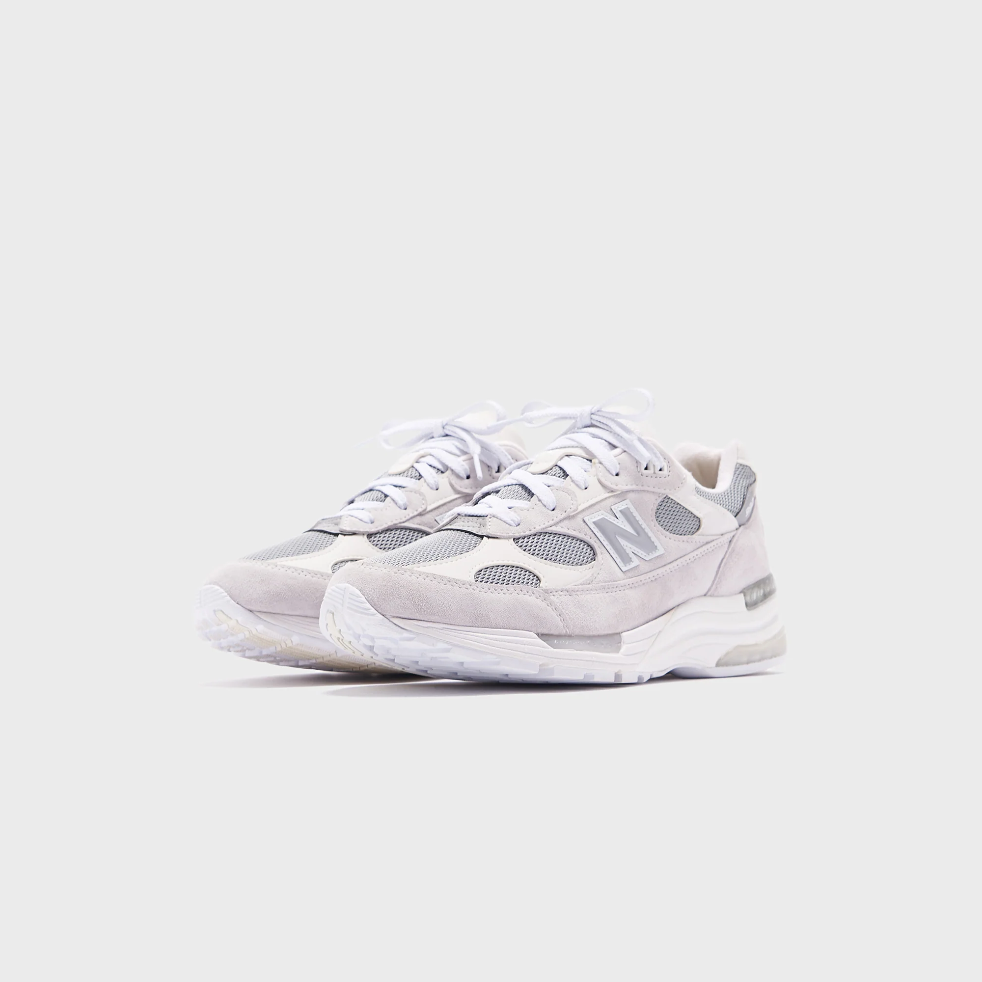 New Balance 992 Made in USA - White / Silver Metalic - Image 2