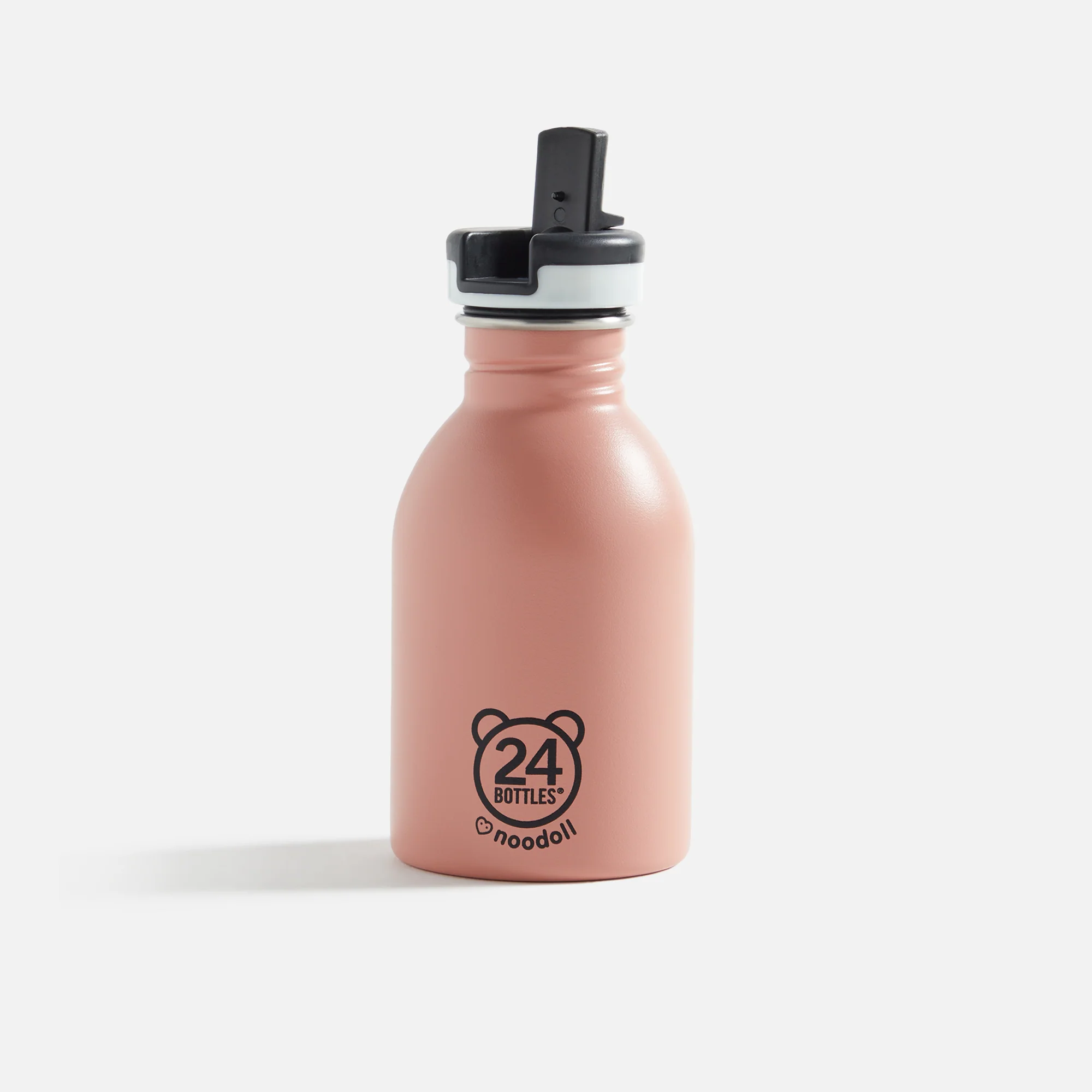 Noodoll Ricedino Water Bottle - Rose Pink - Image 2