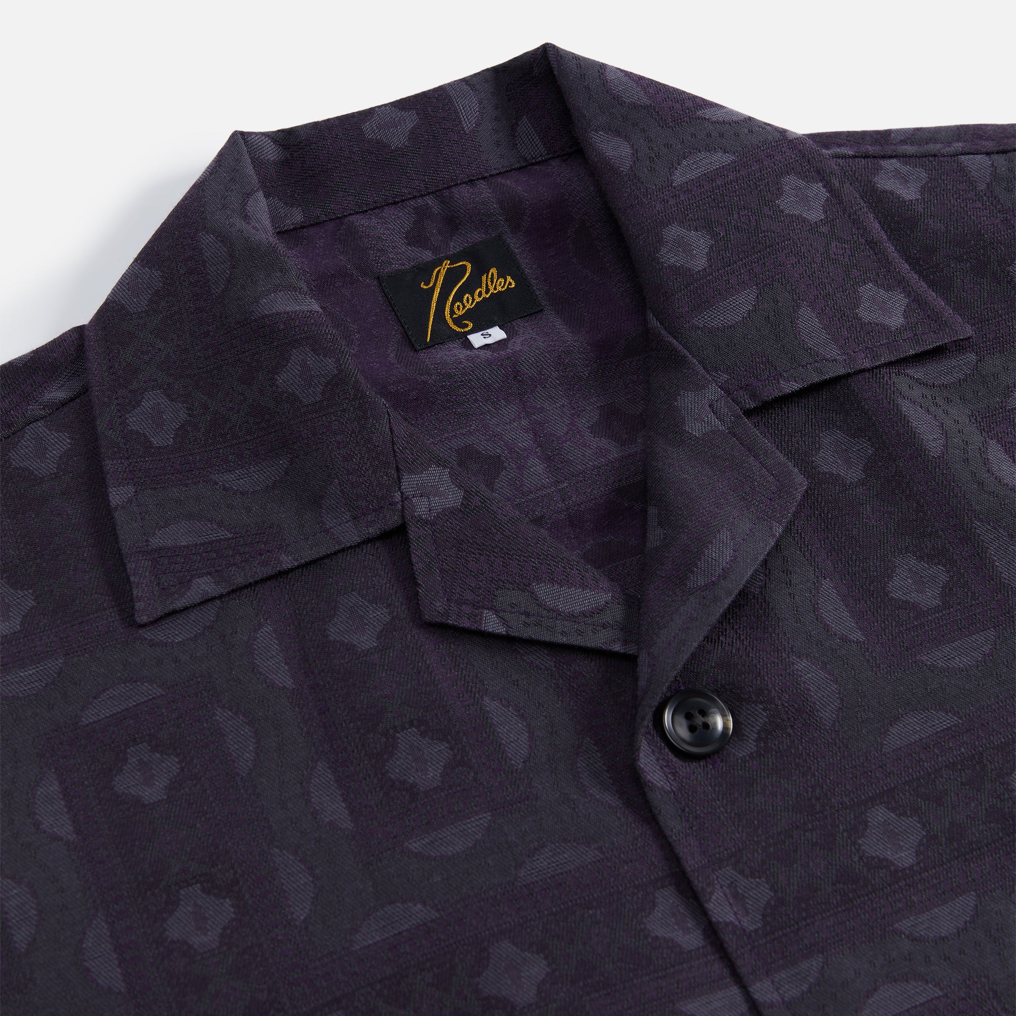 Needles Ethnic Jacquard Cabana Shirt - Charcoal - Image 3