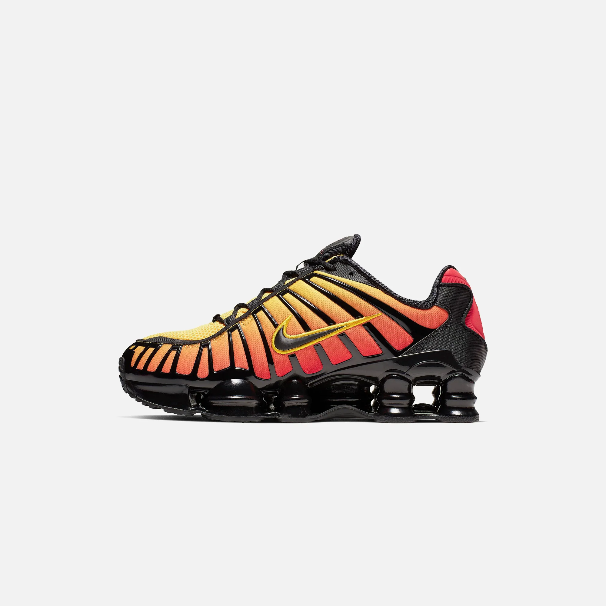 Nike Shox TL - Black / Black Amarillo / University Red - Image 3