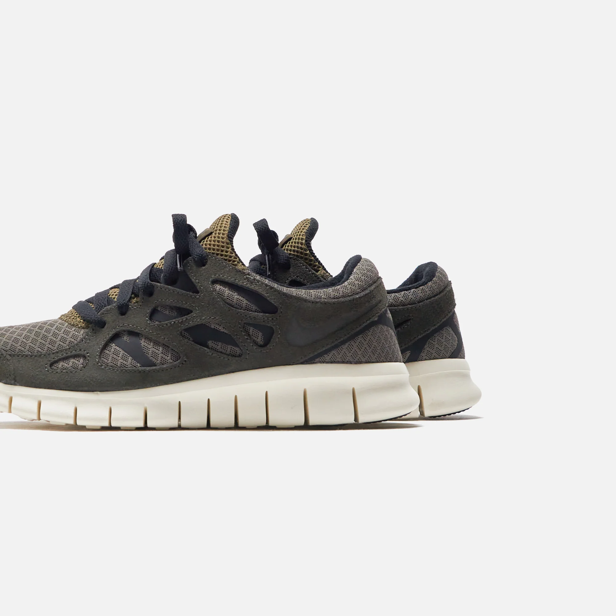 Nike Free Run 2 - Sequoia / Black / Med Olive / Sail - Image 3