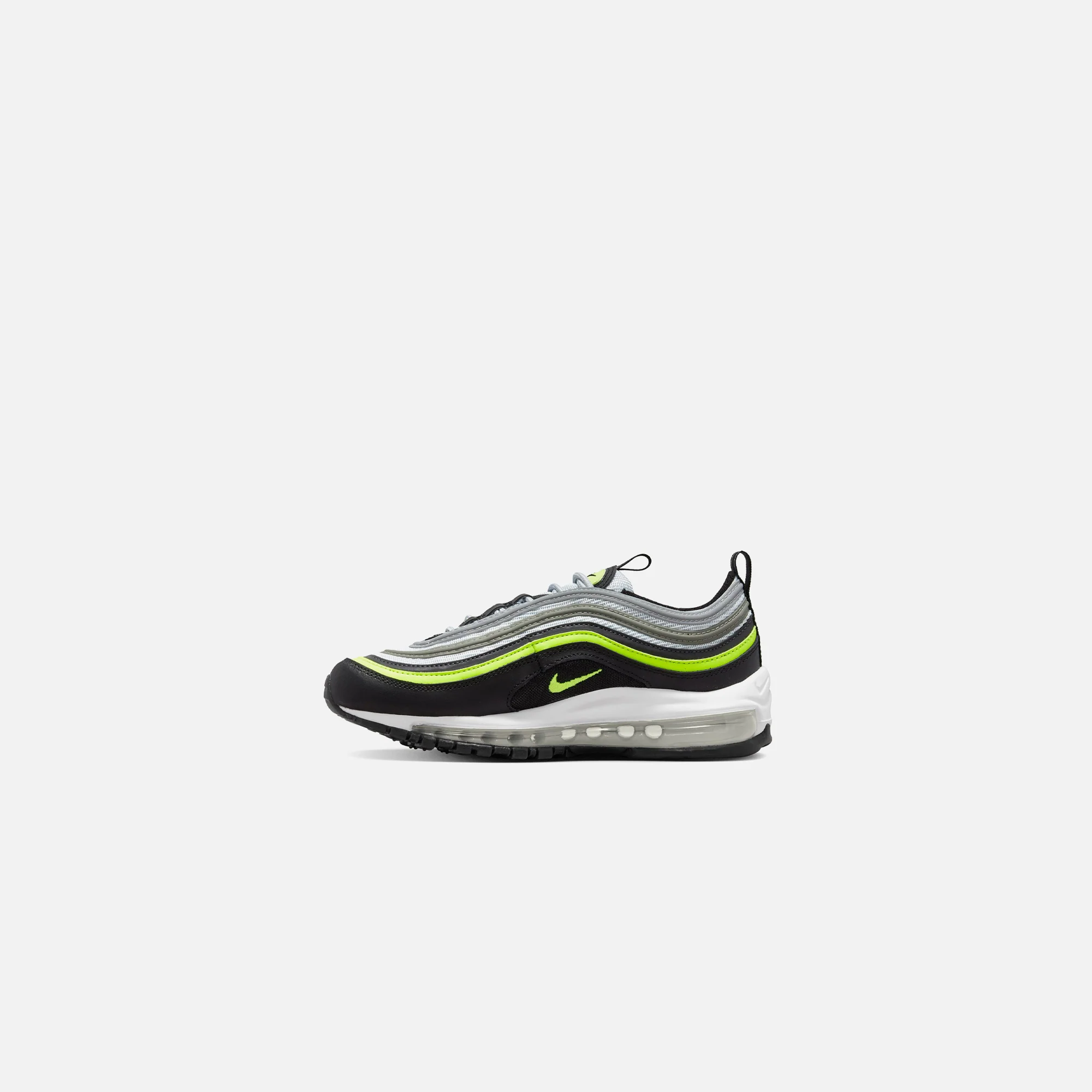 Nike Grade School Air Max 97 - Pure Platinum / Volt / Black / White - Image 3