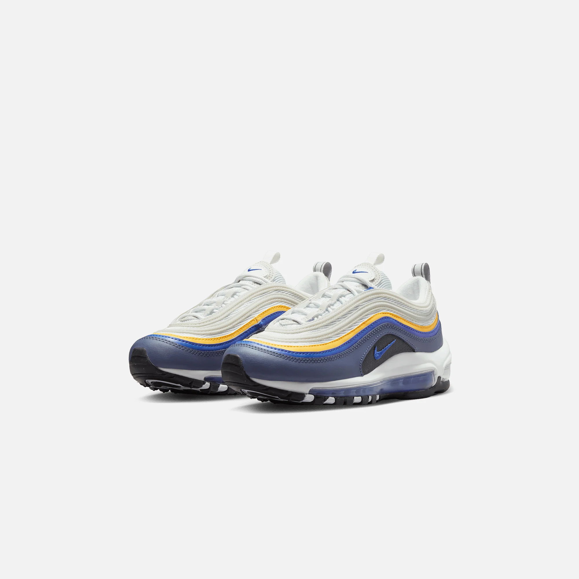 Nike Grade School Air Max 97 - Summit White / Racer Blue / Diffused Blue - Image 2