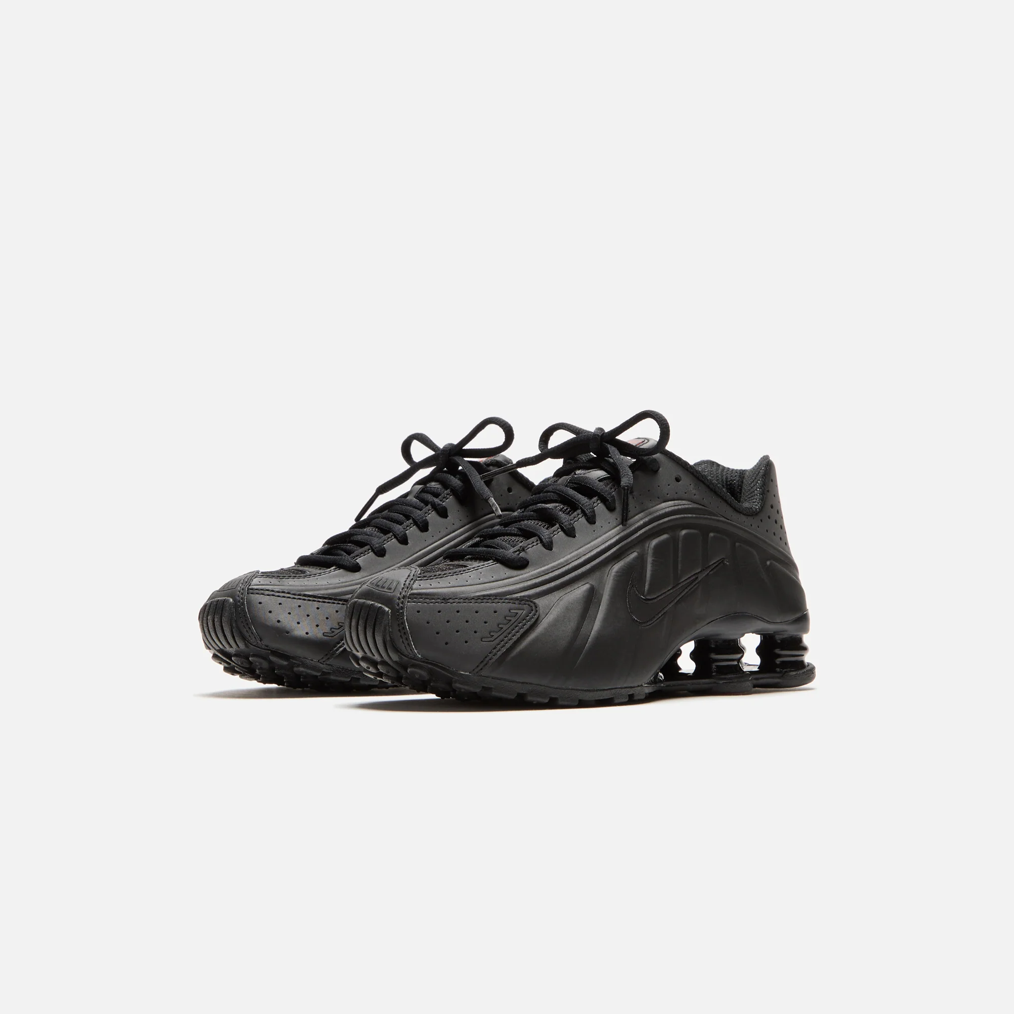 Nike WMNS Shox R4 - Black / Black / Max Orange - Image 2