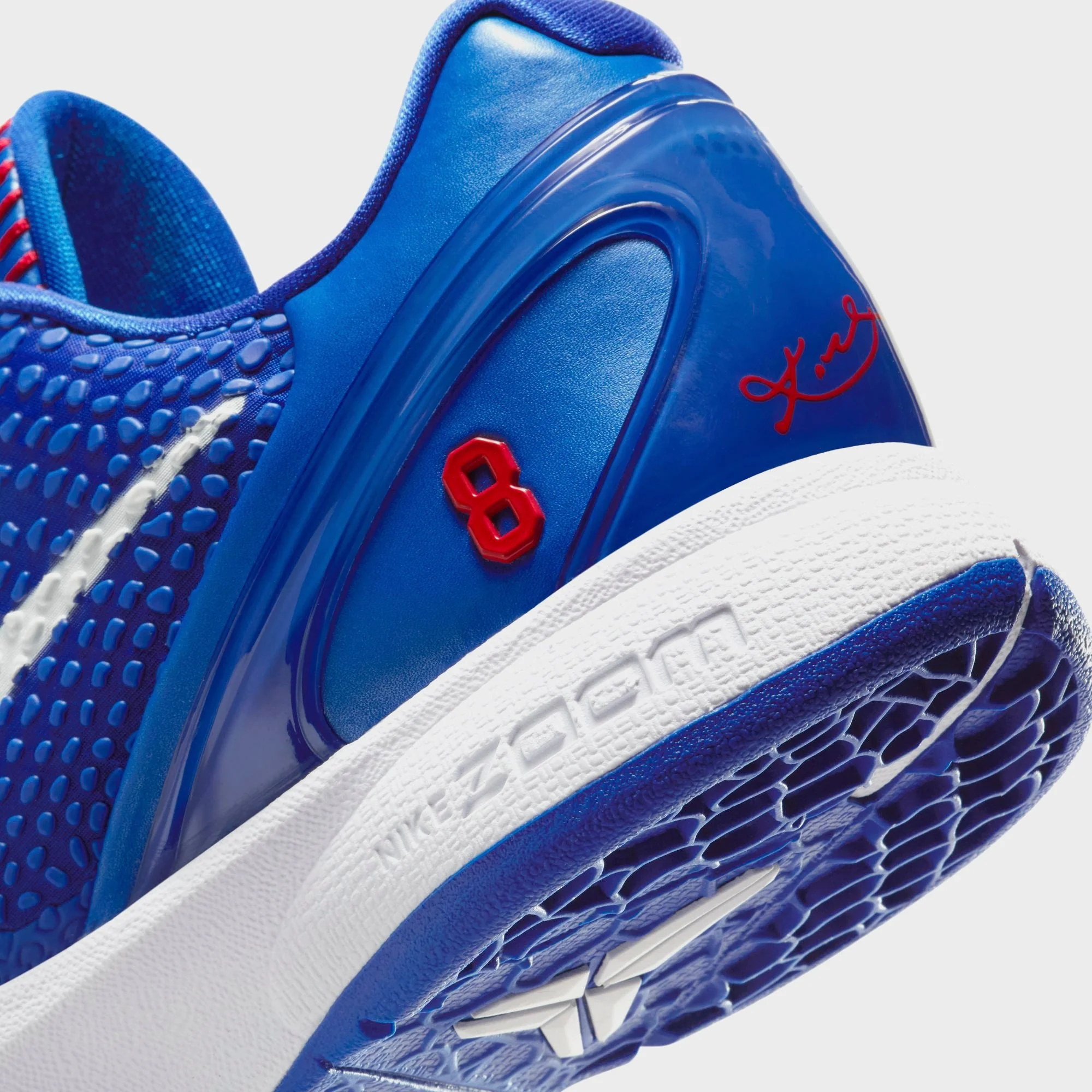 Nike Kobe 6 Protro - Game Royal / White / University Red - Image 8