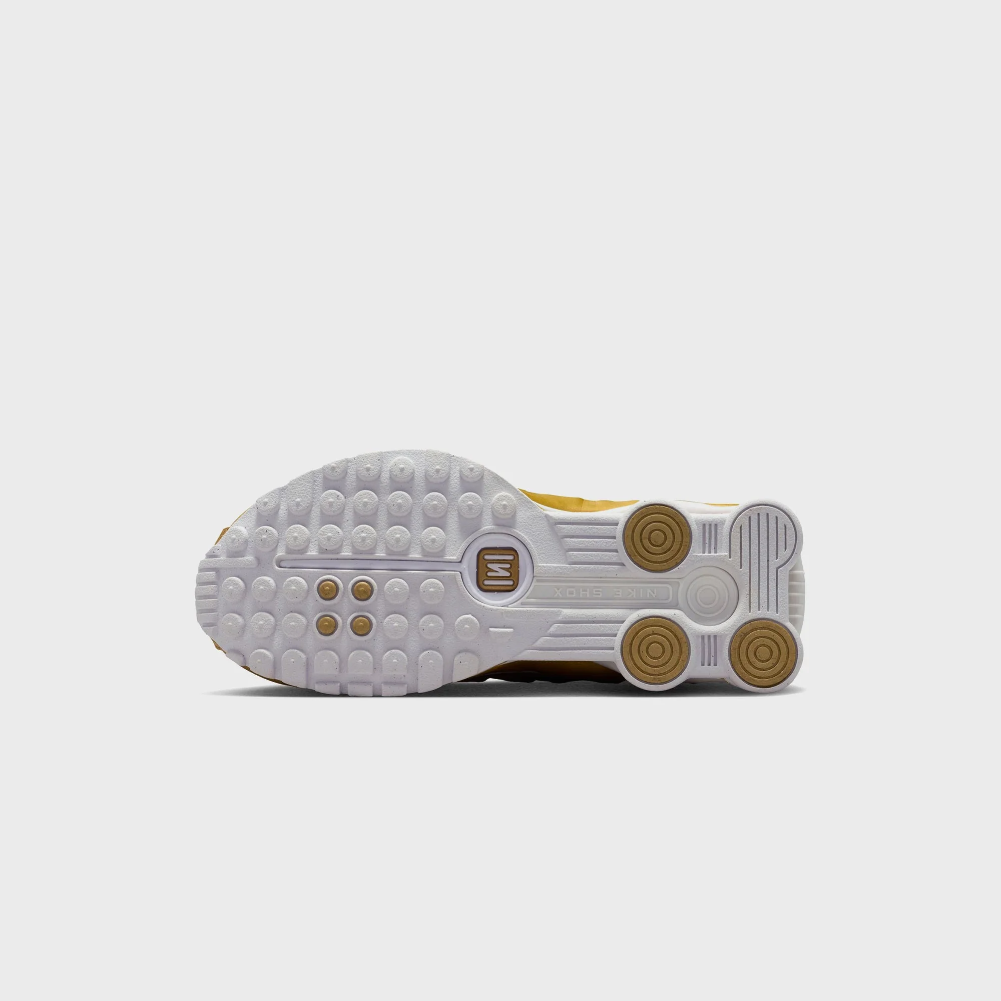 Nike GS Shox R4 - Metallic Gold / Metallic Gold / White - Image 6
