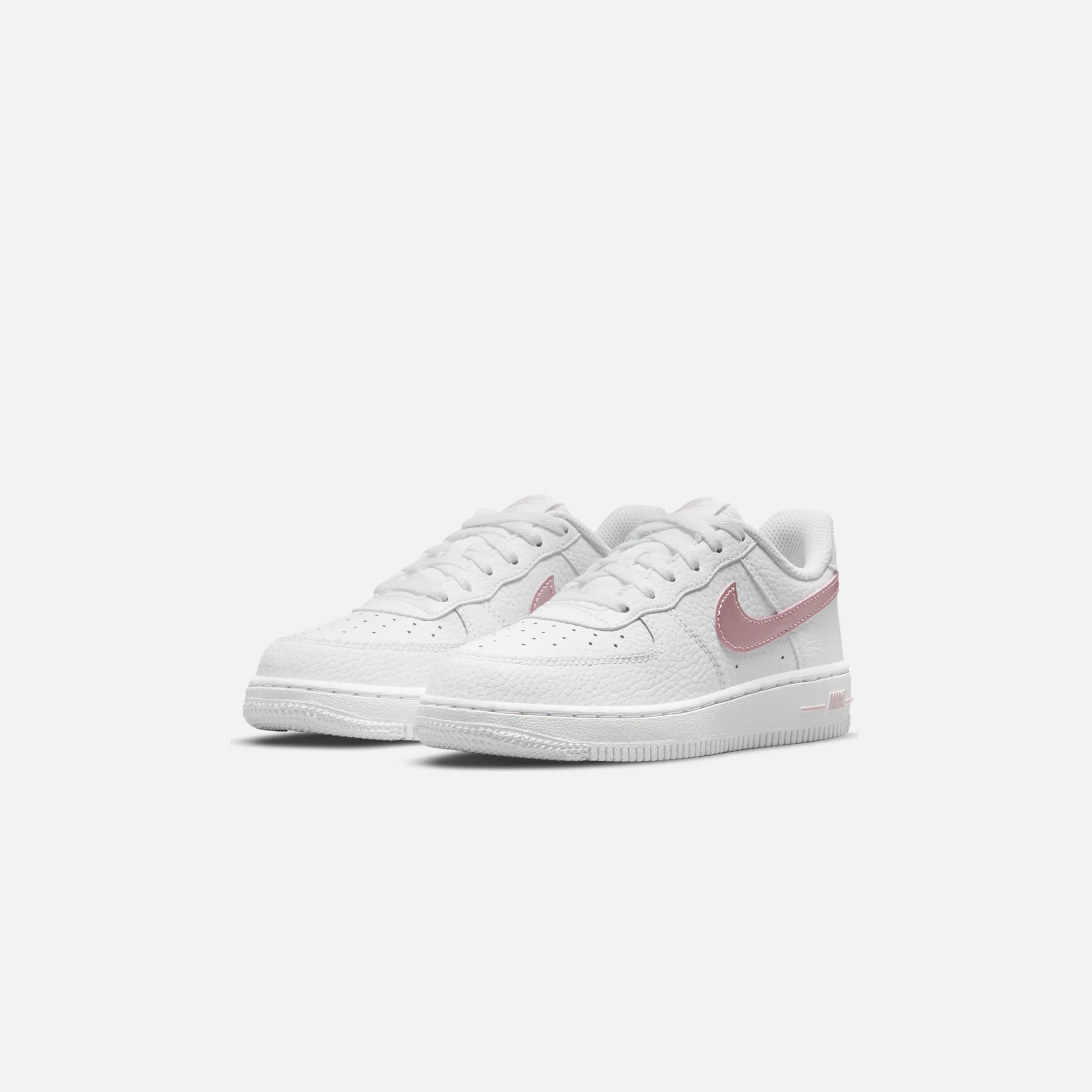 Nike Force 1 Pre-School - White / Pink Glaze - Image 2