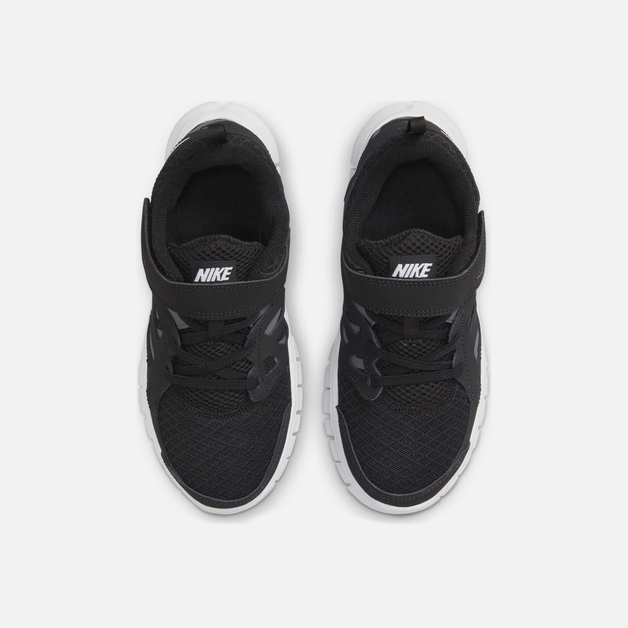 Nike Kids Free Run 2 - Black / White / Dark Grey - Image 3