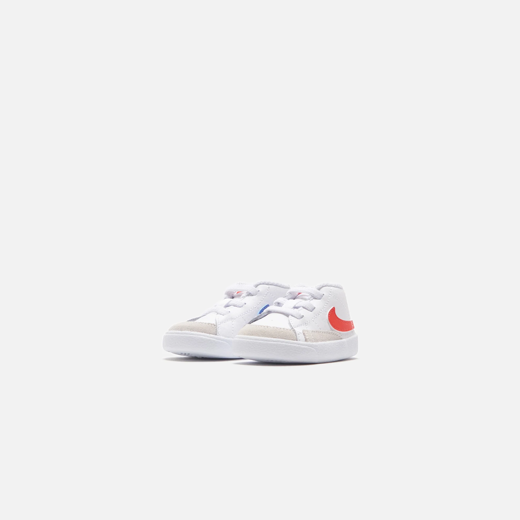 Nike Blazer Mid `77 - White / Habanero Red / Medium Blue / Black - Image 2