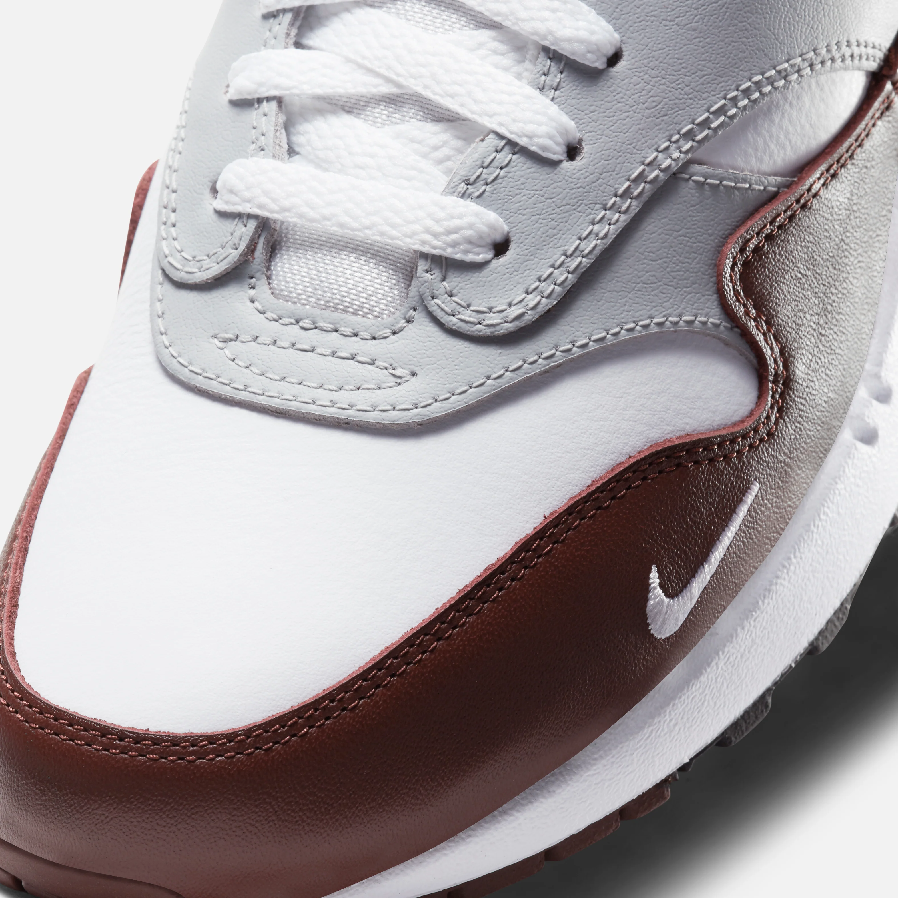 Nike Air Max 1 - White / Mystic Dates / Wolf Grey / Black - Image 5