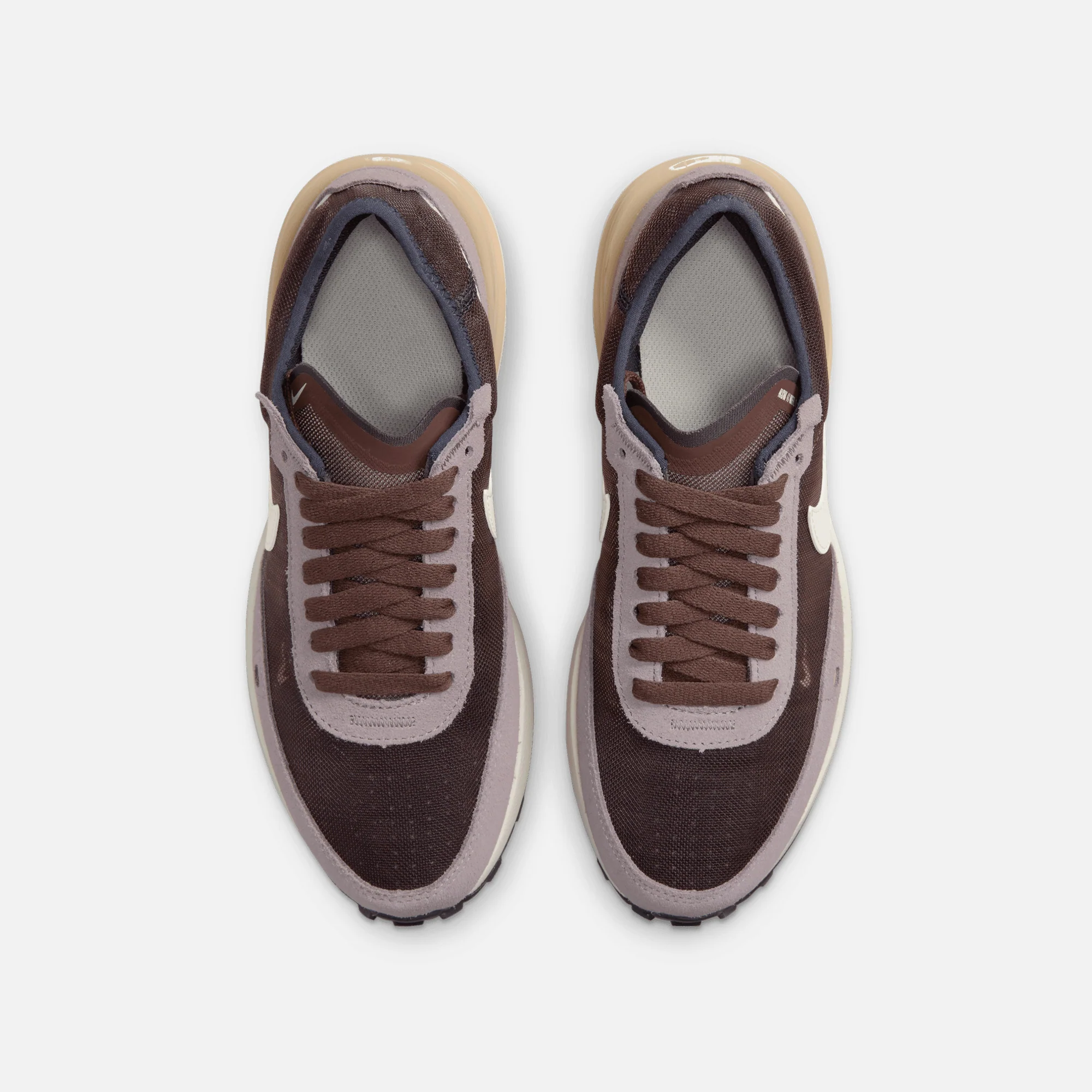Nike Waffle One Grade School - Light Chocolate / Vapor Mauve / Coconut Milk / Natural - Image 4