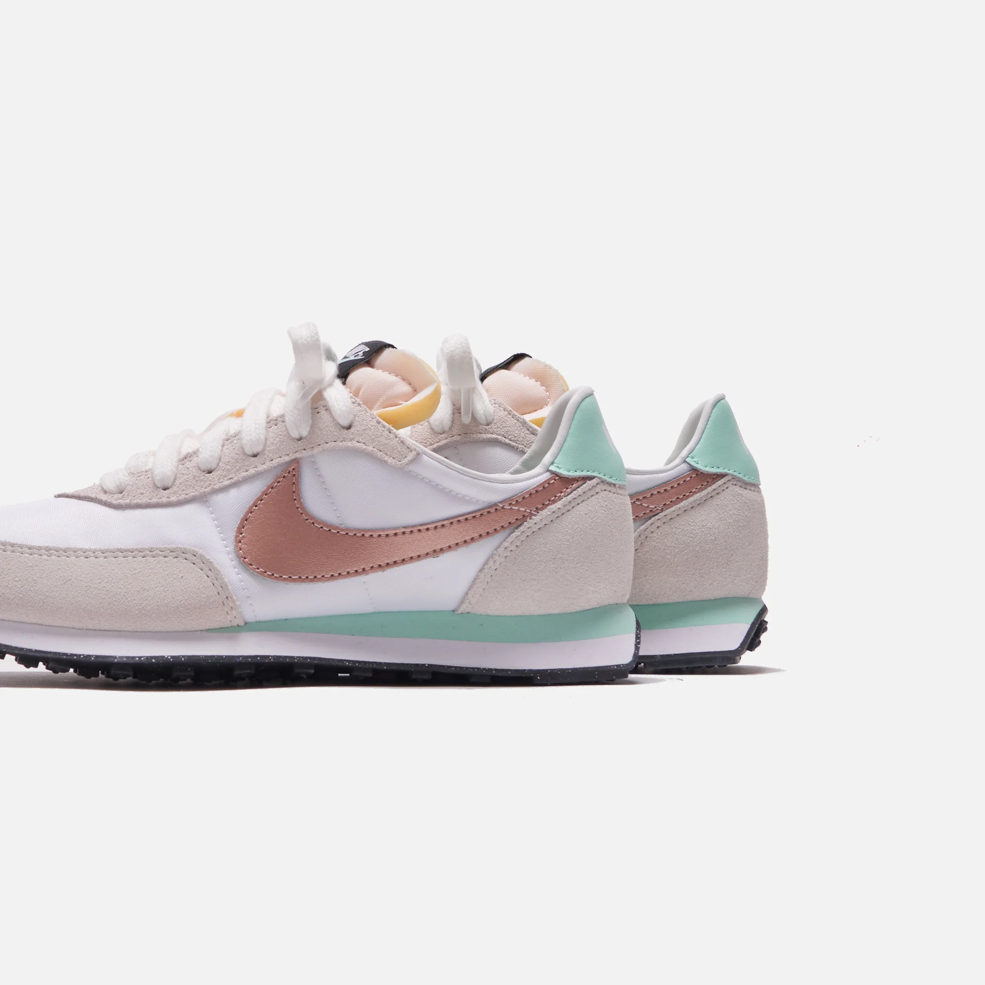 Nike Grade School Waffle Trainer 2 - White / Summit White / Mint Foam / Metallic Red Bronze - Image 3