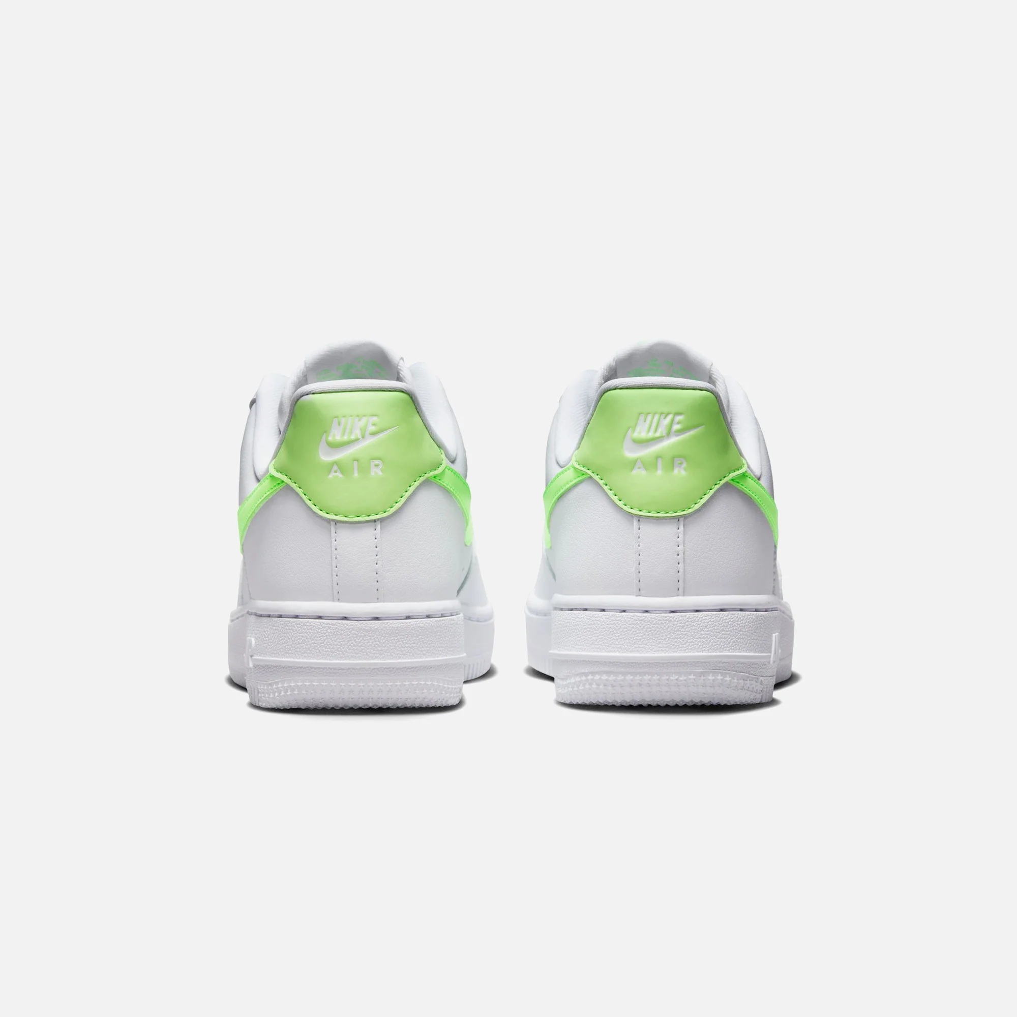 Nike WMNS Air Force 1 '07 - White / Lime / Black - Image 4