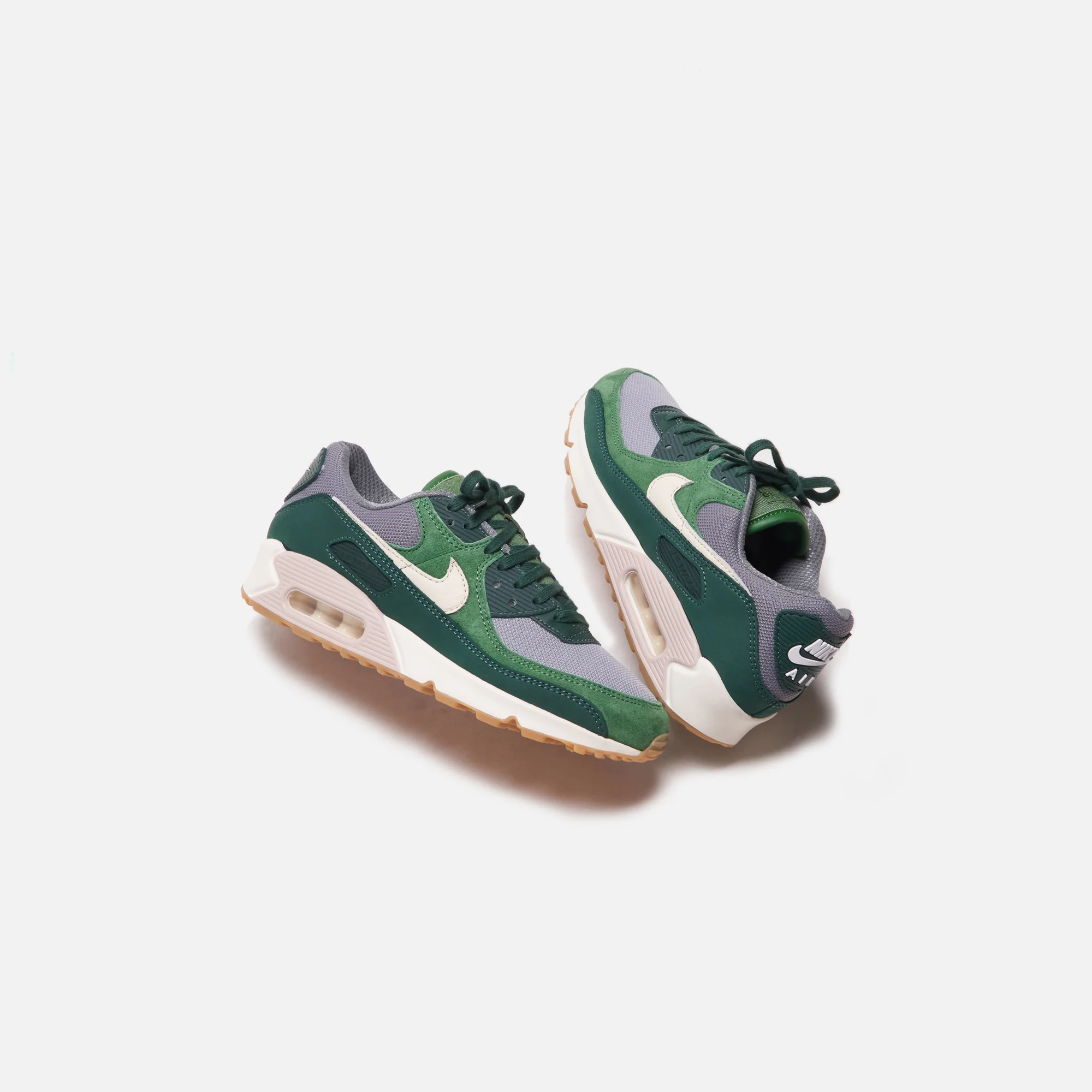 Nike Air Max 90 PRM - Pro Green / Pale Ivory / Forest Green - Image 4