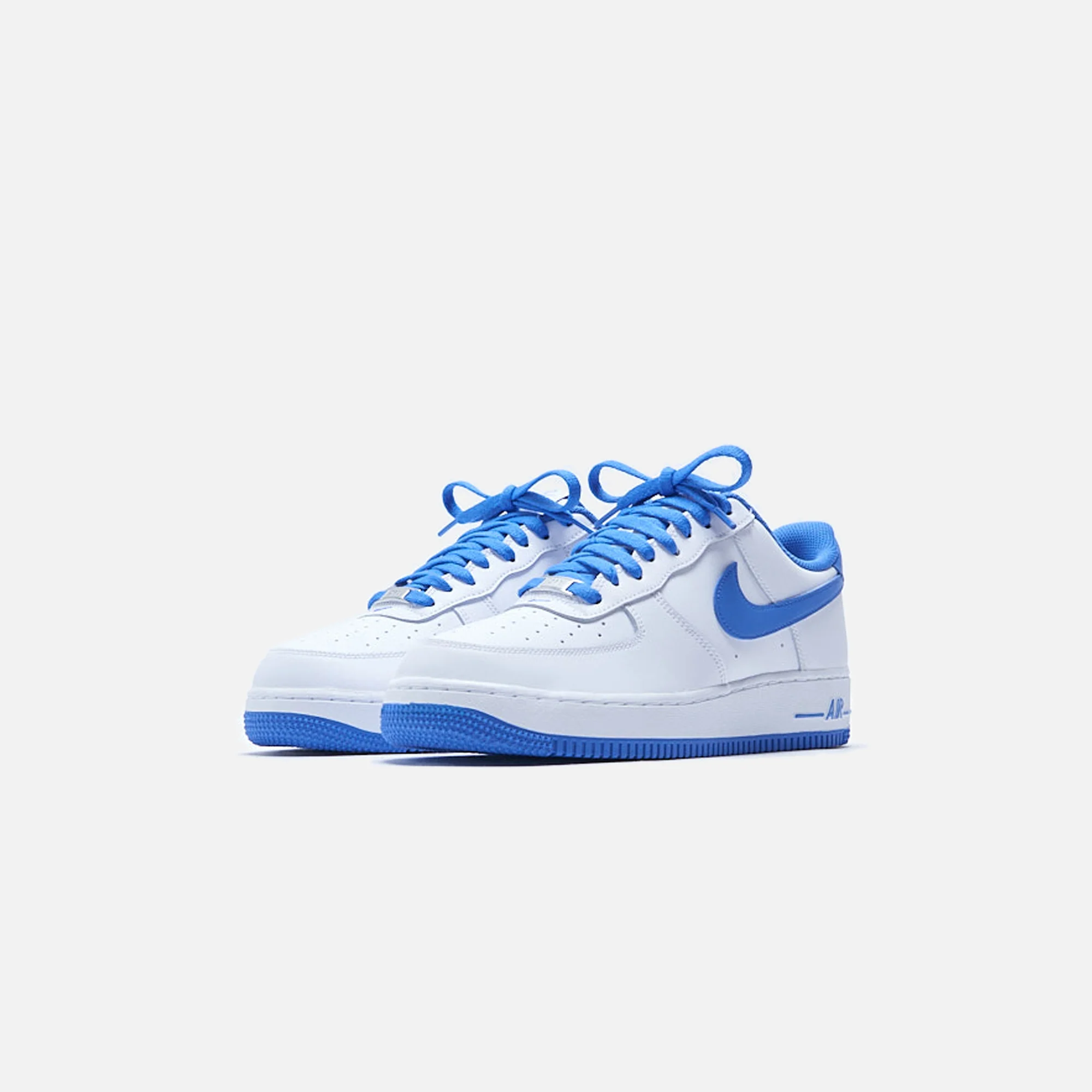 Nike Air Force 1 `07 - White / Medium Blue - Image 2