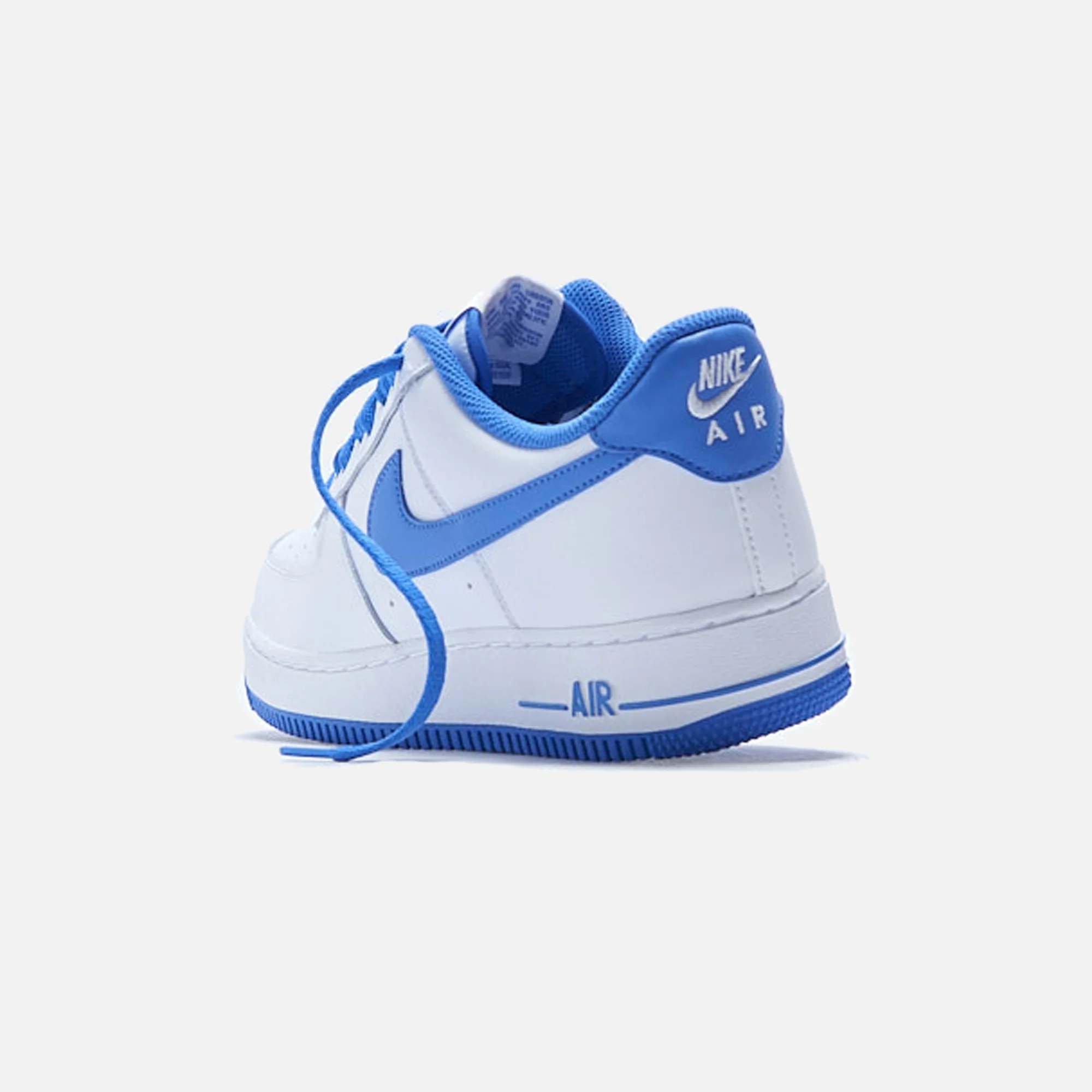 Nike Air Force 1 `07 - White / Medium Blue - Image 4