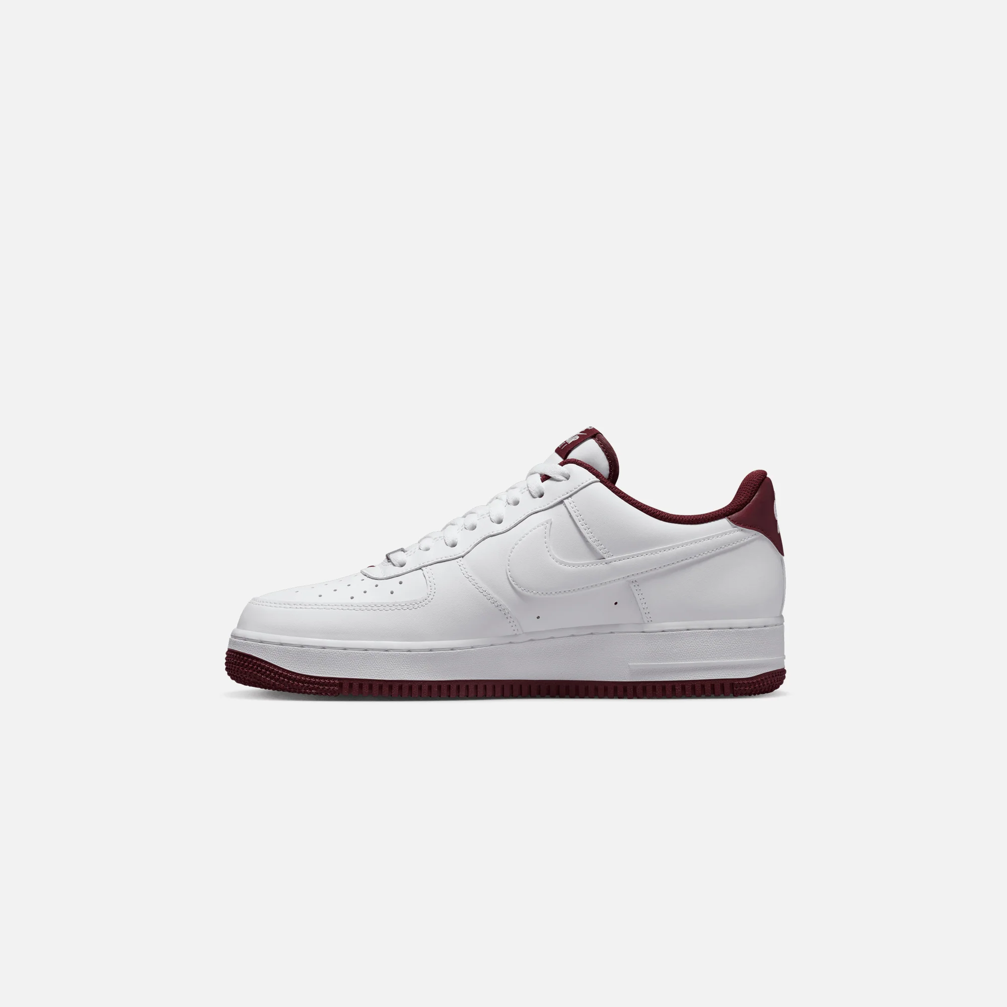 Nike Air Force 1 `07 - White / Dark Beetroot - Image 3