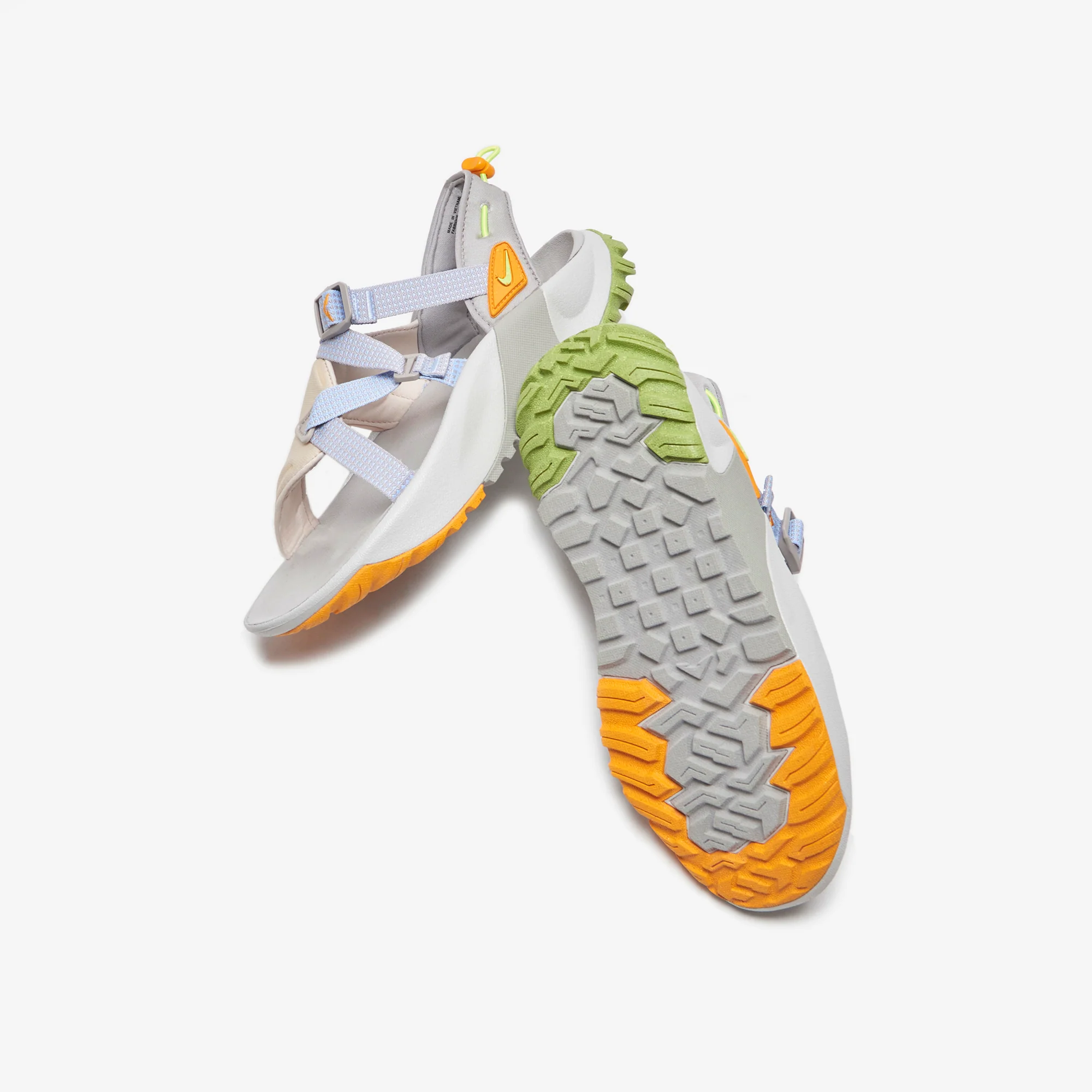Nike Oneonta Sandal - Sanddrift / Light Iron Ore / Cobblestone / Volt / Enigma Stone / Kumquat - Image 4