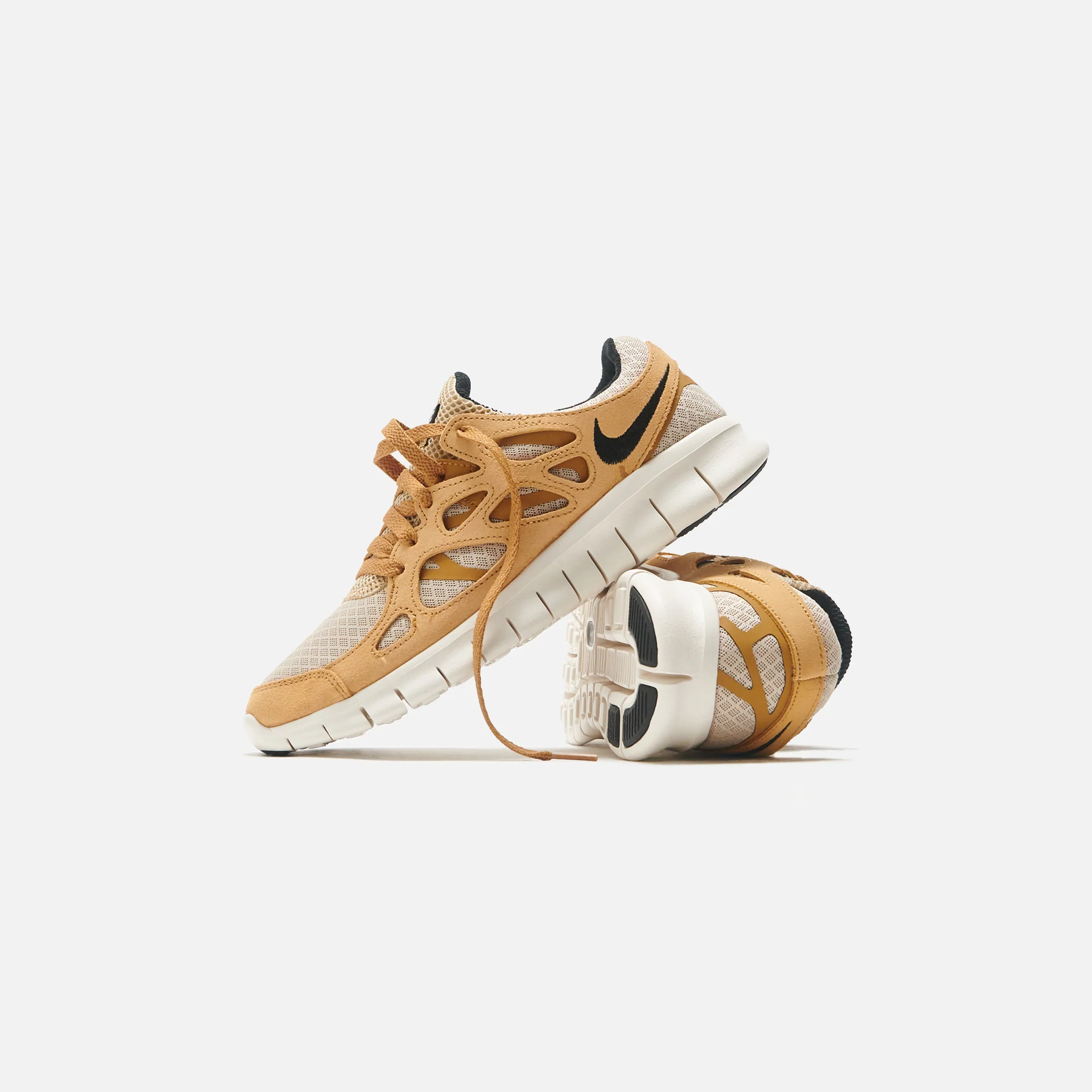Nike WMNS Free Run 2 - Rattan / Black / Wheat / Twine - Image 4