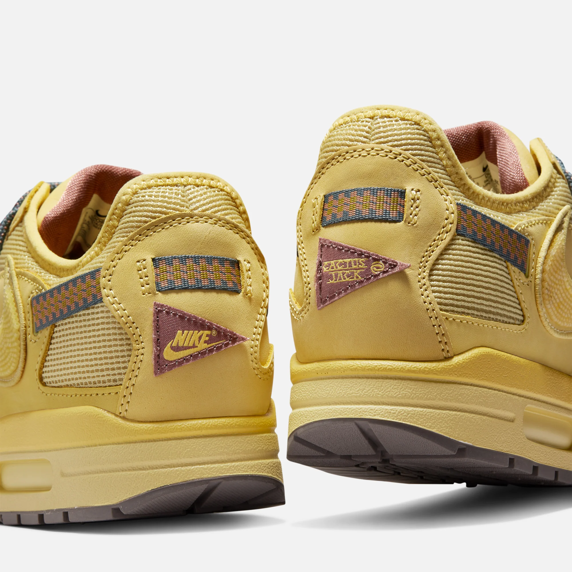 Nike x Travis Scott Air Max 1 Cactus Jack - Saturn Gold / Tea Tree Mist-Tent - Image 7