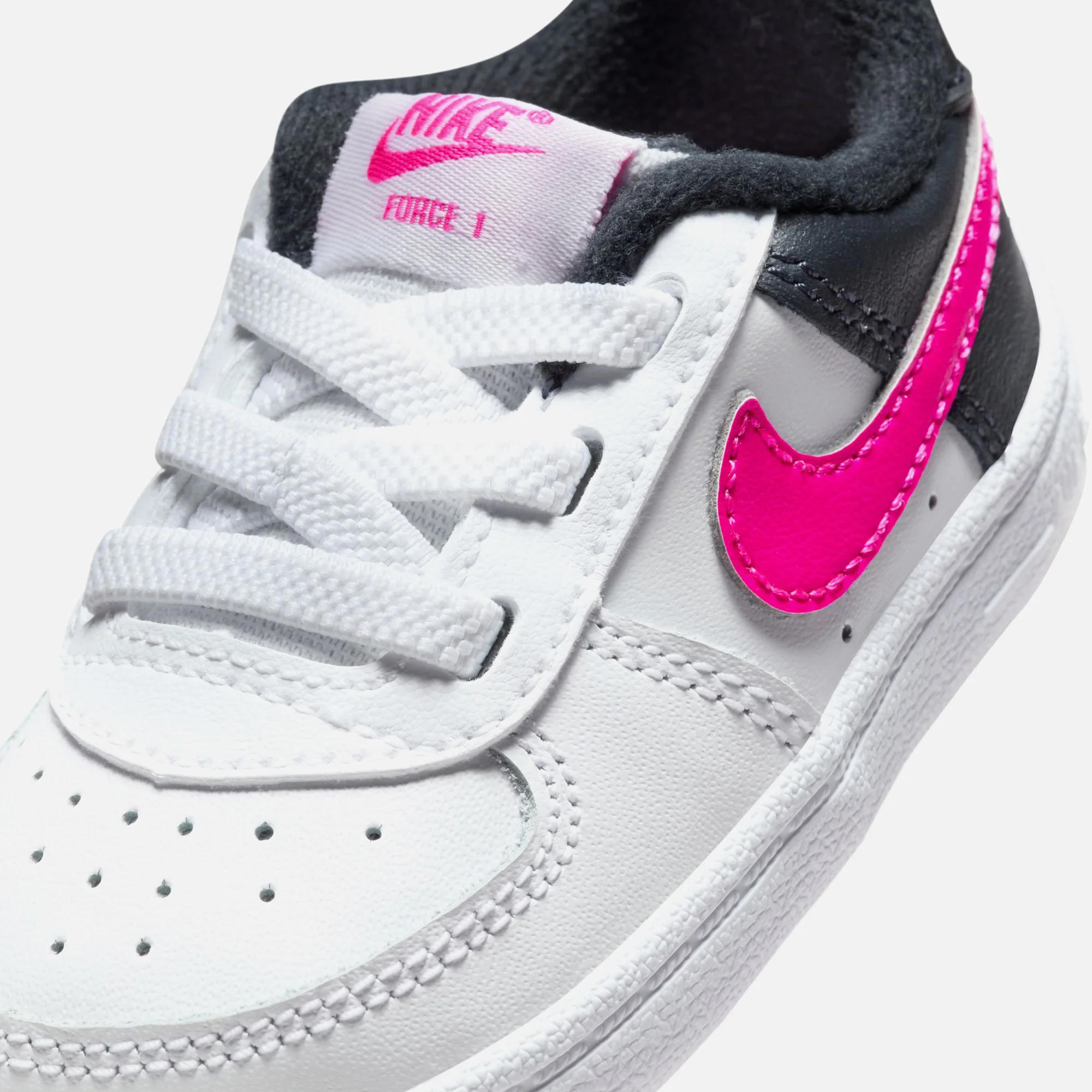 Nike Infant Air Force 1 LV8 - Pale Ivory / White / Picante Red - Image 7