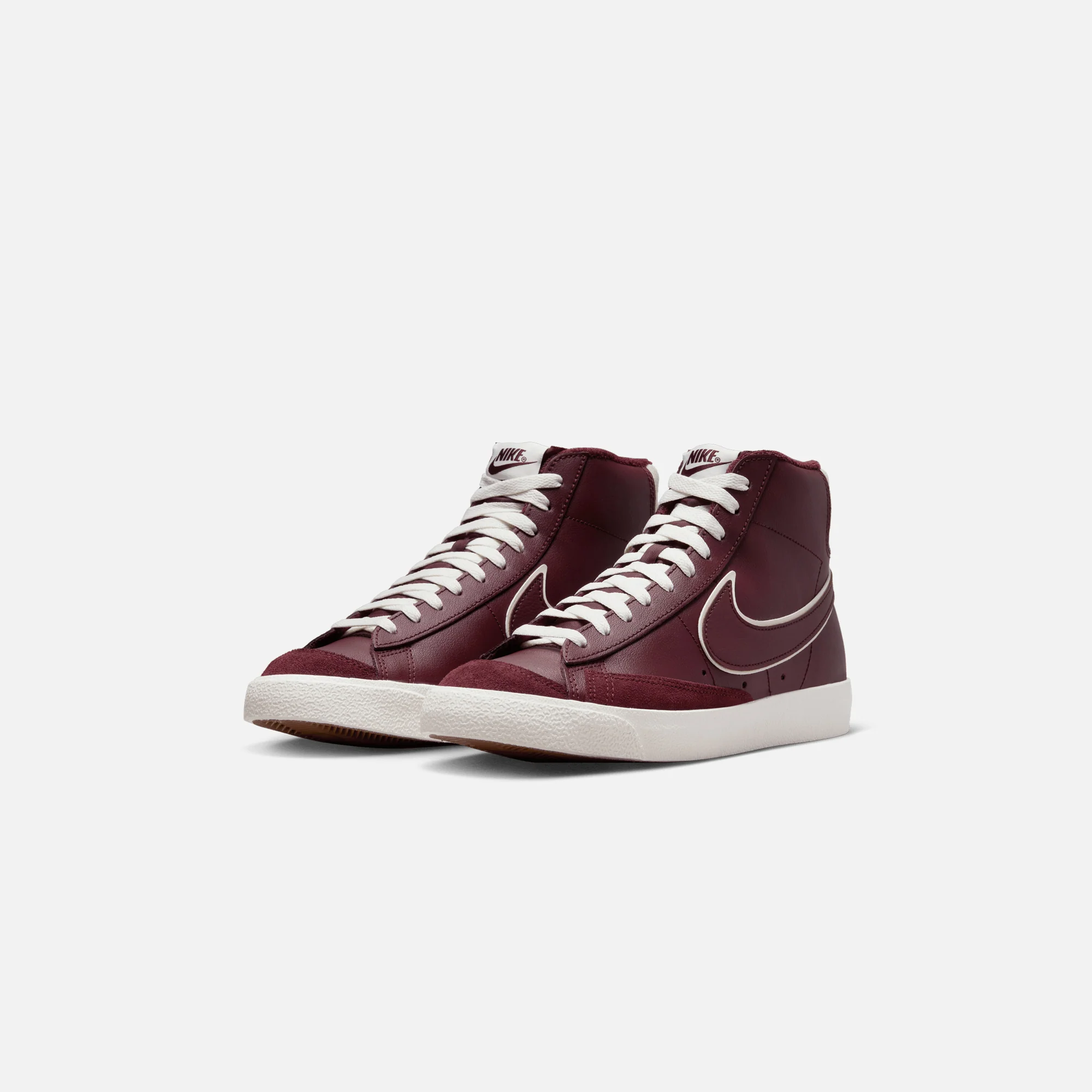 Nike Blazer Mid `77 - Night Maroon / Sail - Image 2
