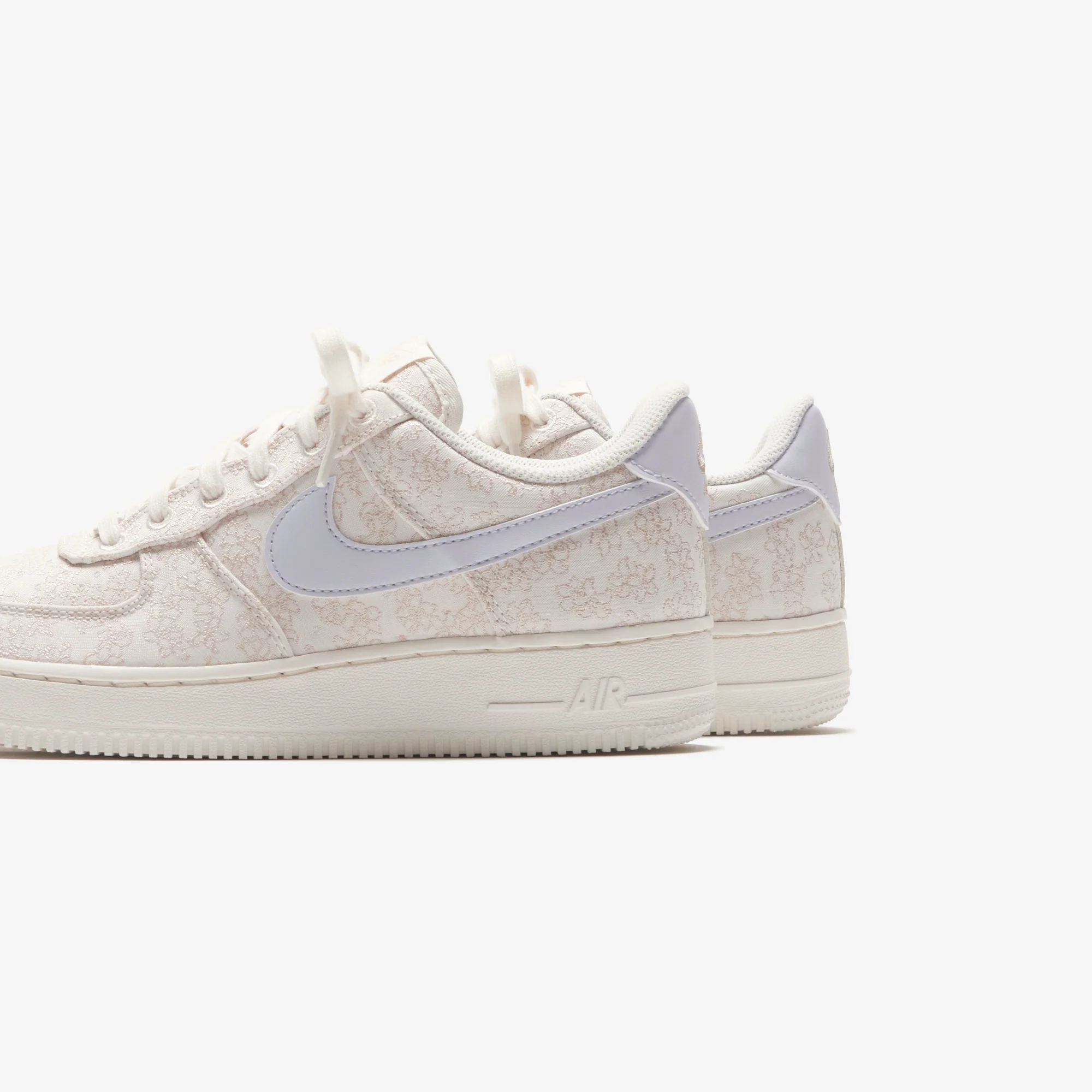 Nike Wmns Air Force 1 `07 SE - Grey / Blue / Gold - Image 3
