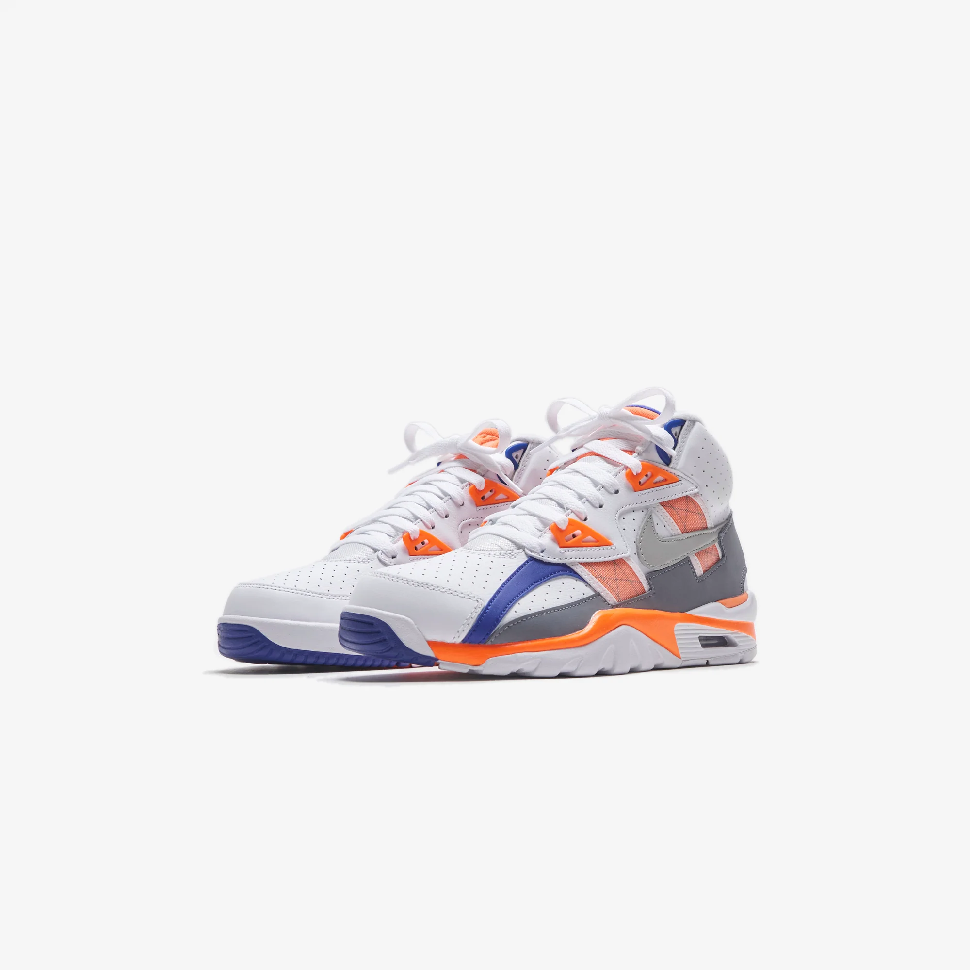 Nike Air Trainer SC High - White / Orange / Blue - Image 2