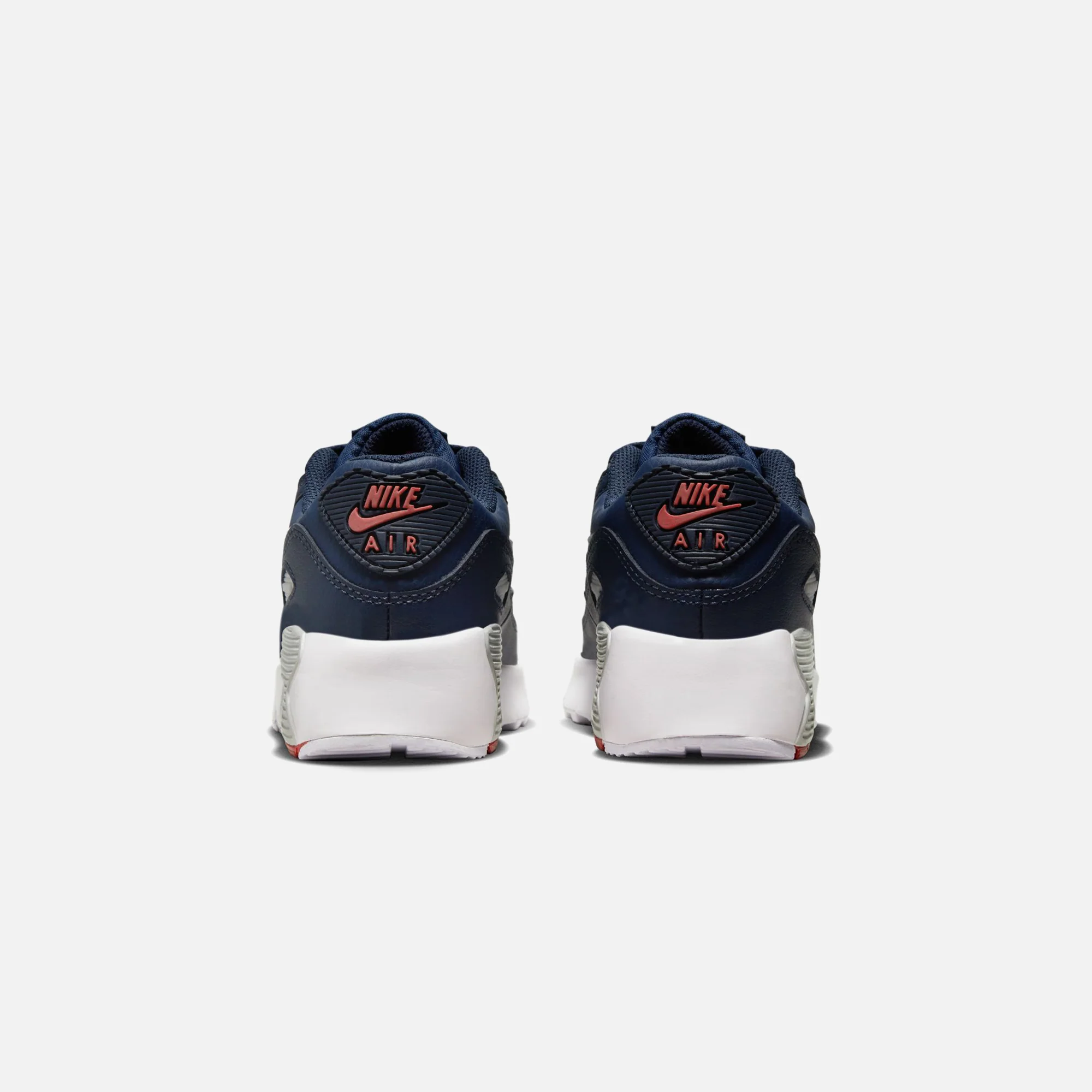 Nike Pre-School Air Max 90 Ltr - Obsidian / White / Midnight Navy / Track Red - Image 4