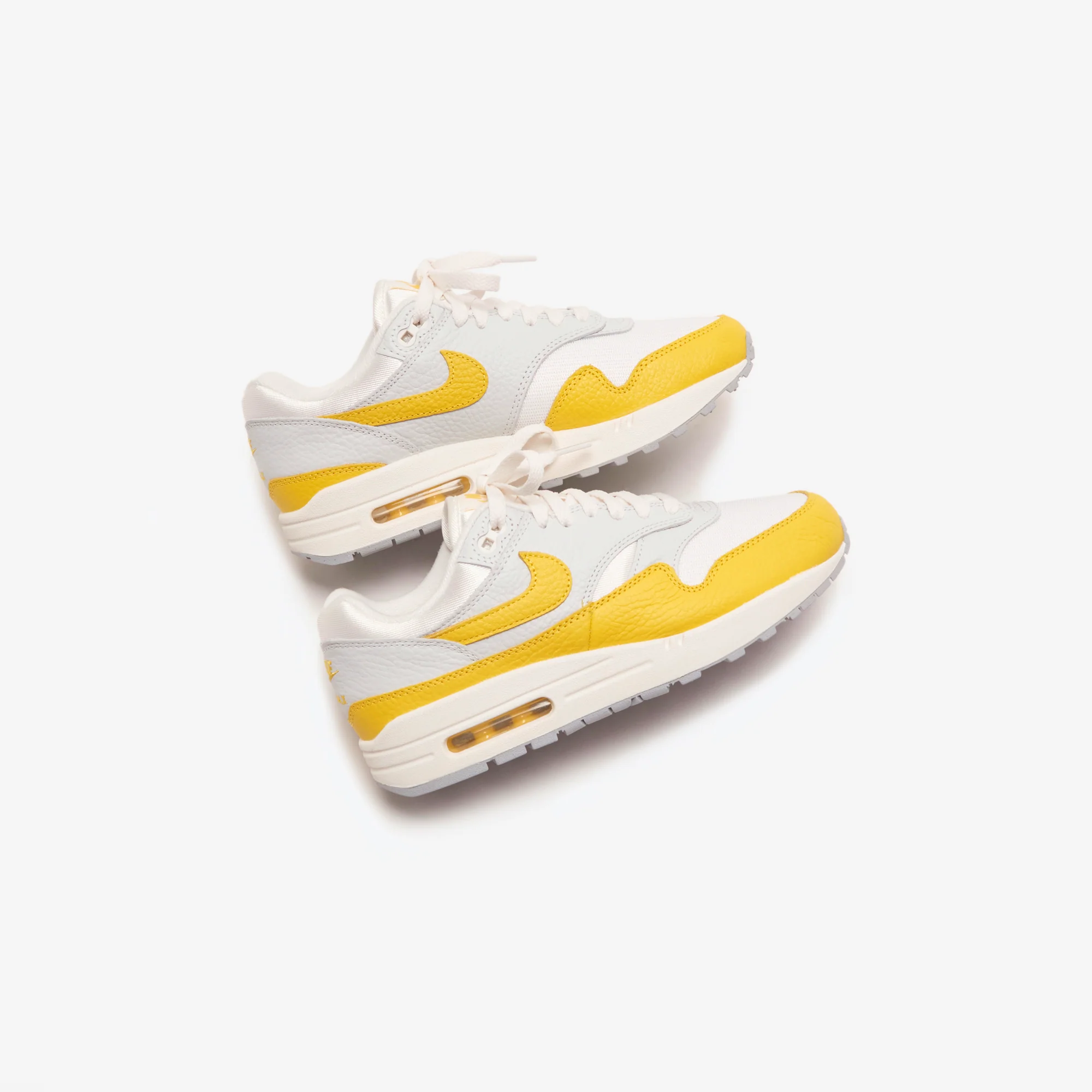 Nike WMNS Air Max 1 - Photon Dust / Wolf Grey / Sail / Tour Yellow - Image 4